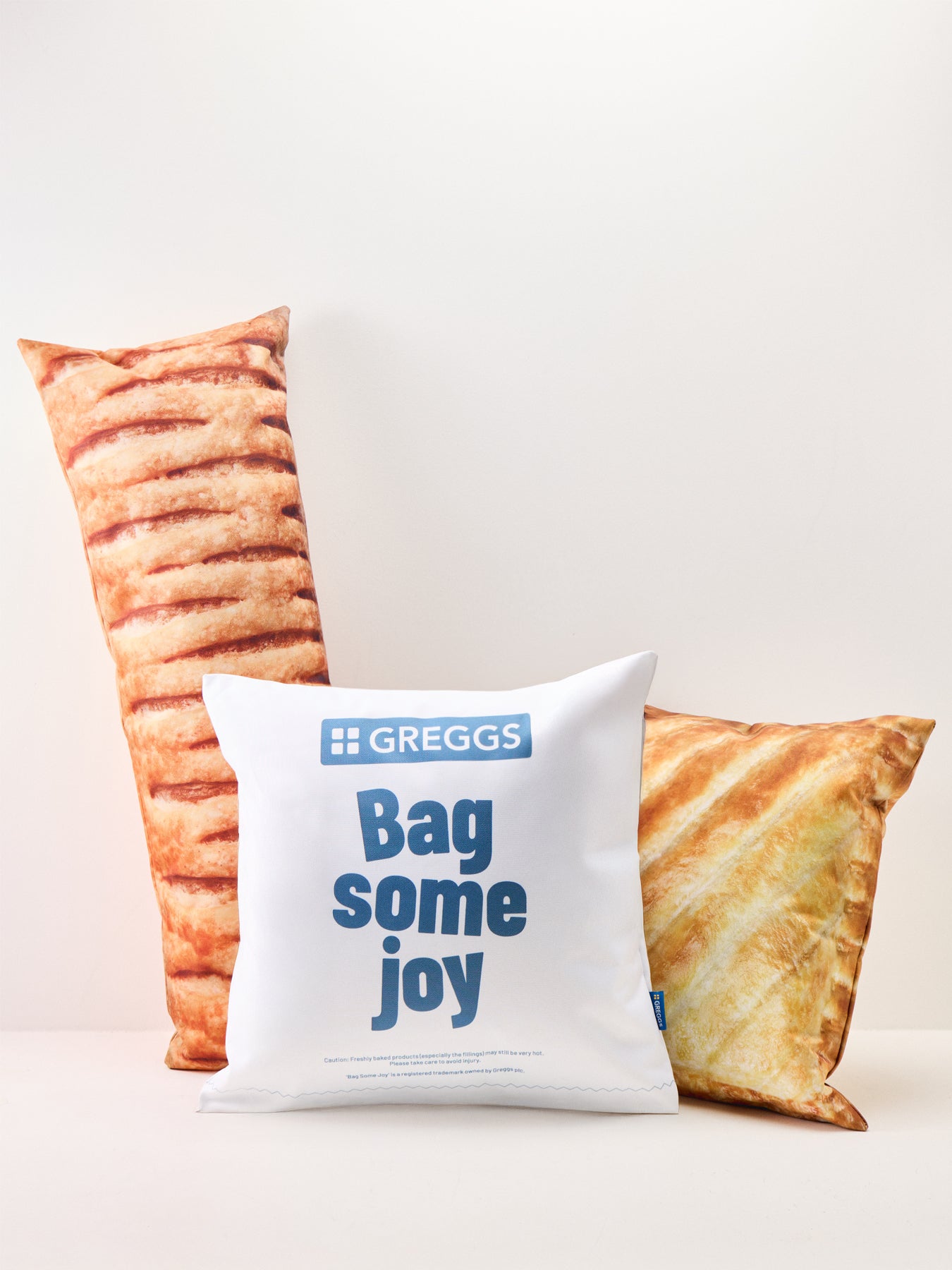Greggs Steak Bake Limited Edition Cushion Square