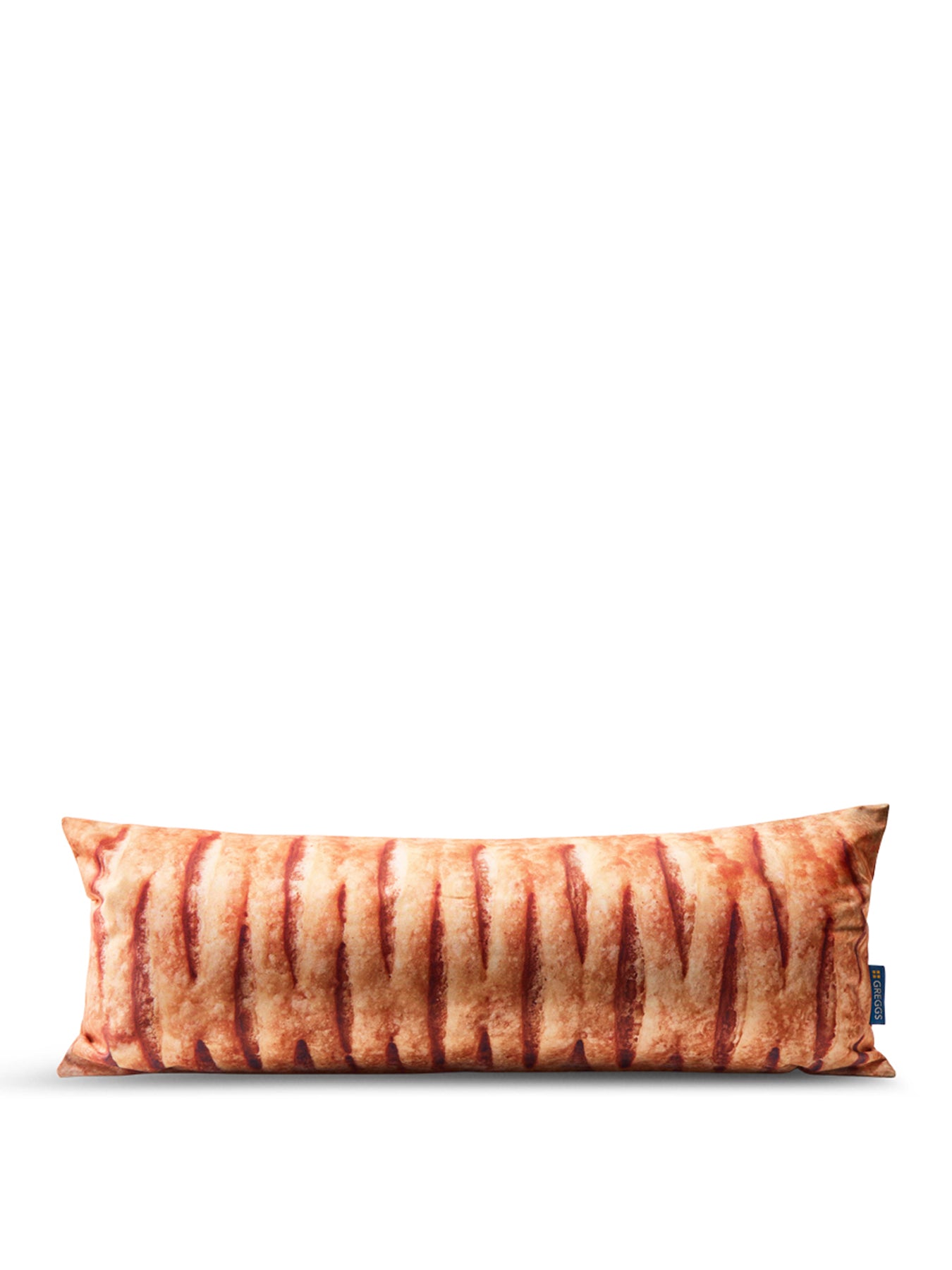 Greggs Vegan Sausage Roll Support Bolster Cushion
