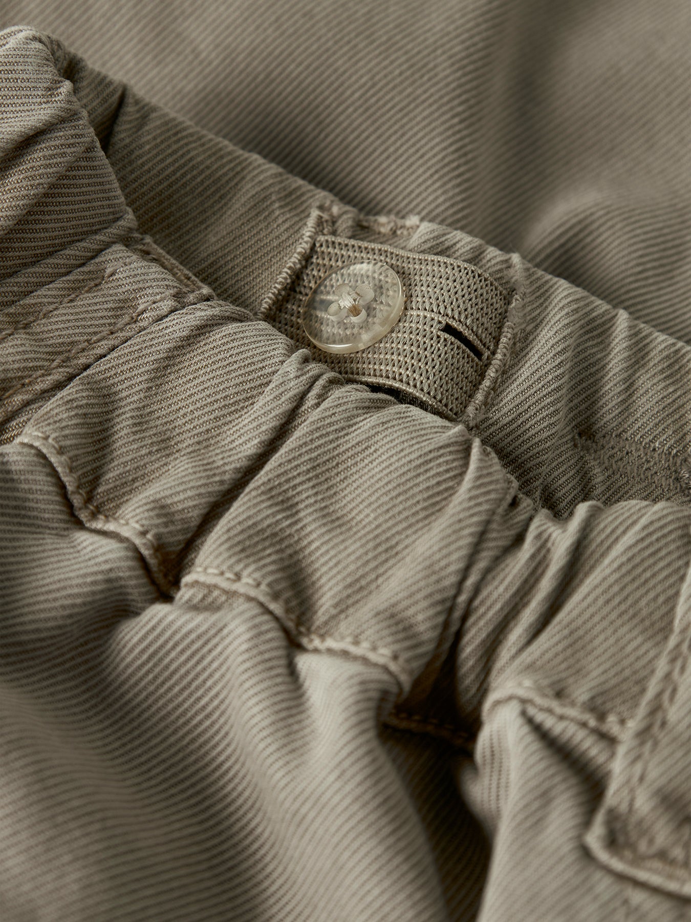 Kids’ Tap Cargo Trousers Beige