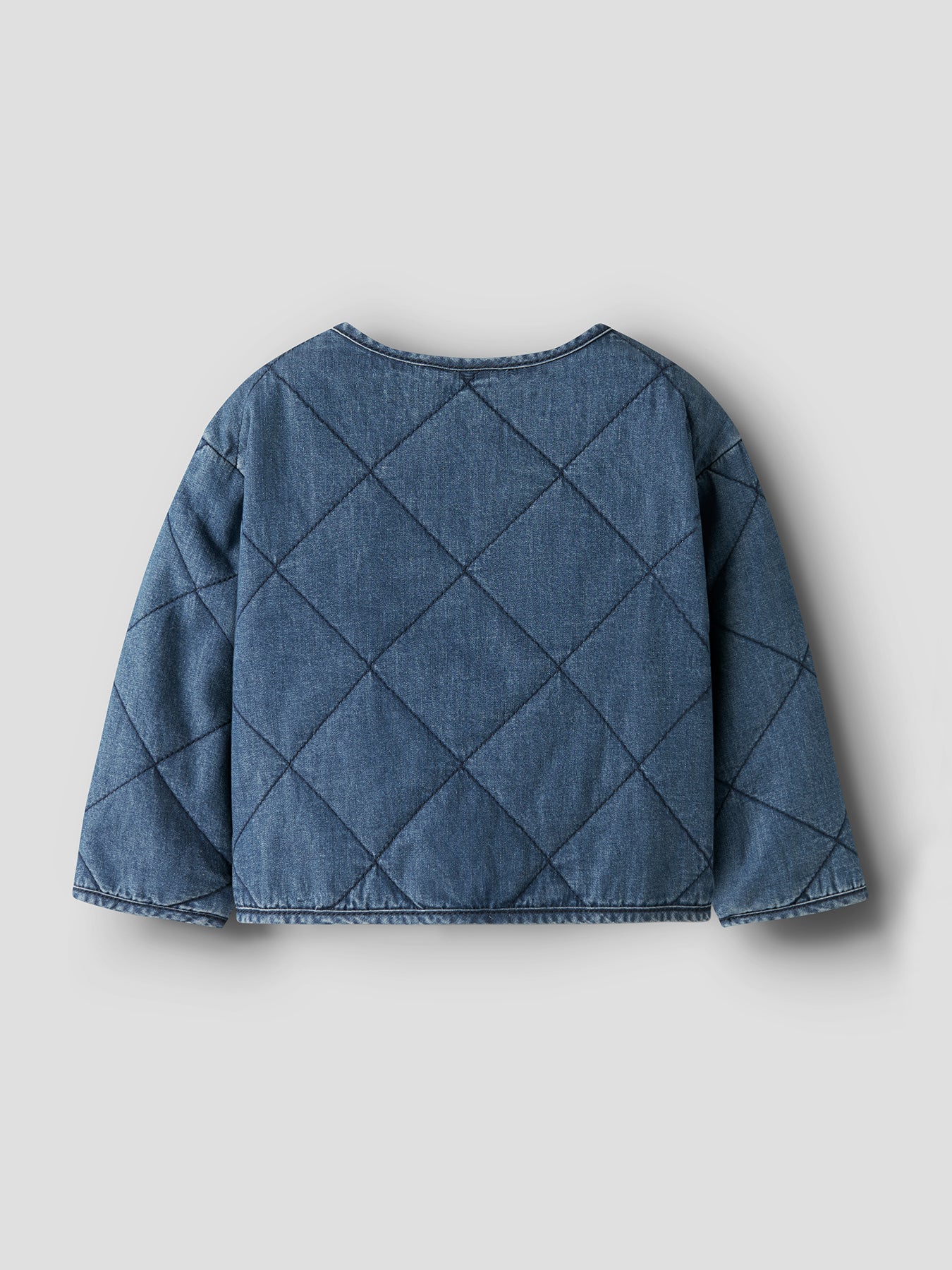 Kids’ Juliette Quilted Denim Jacket Blue