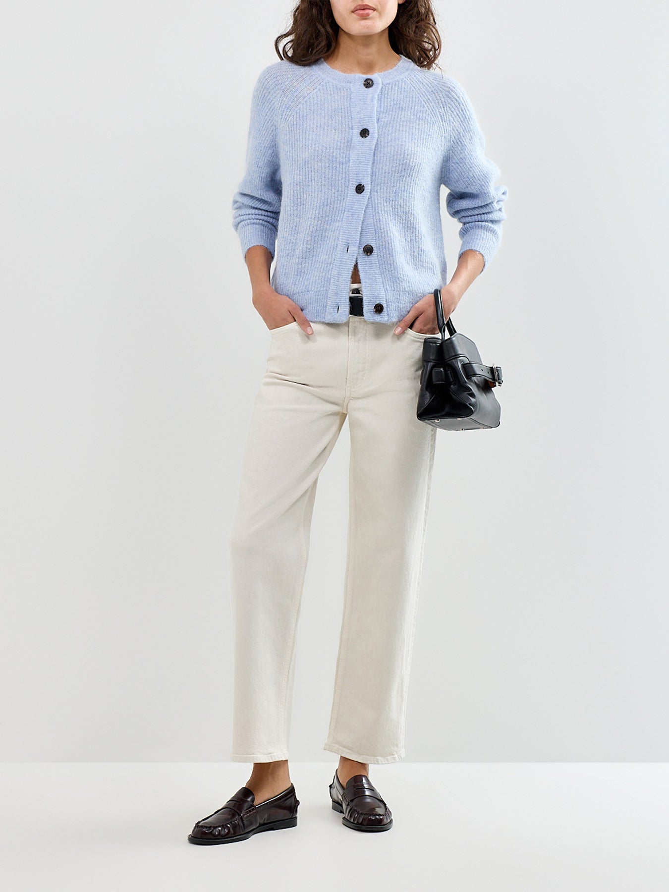 SLFLULU LS KNIT SHORT CARDIGAN NOOS