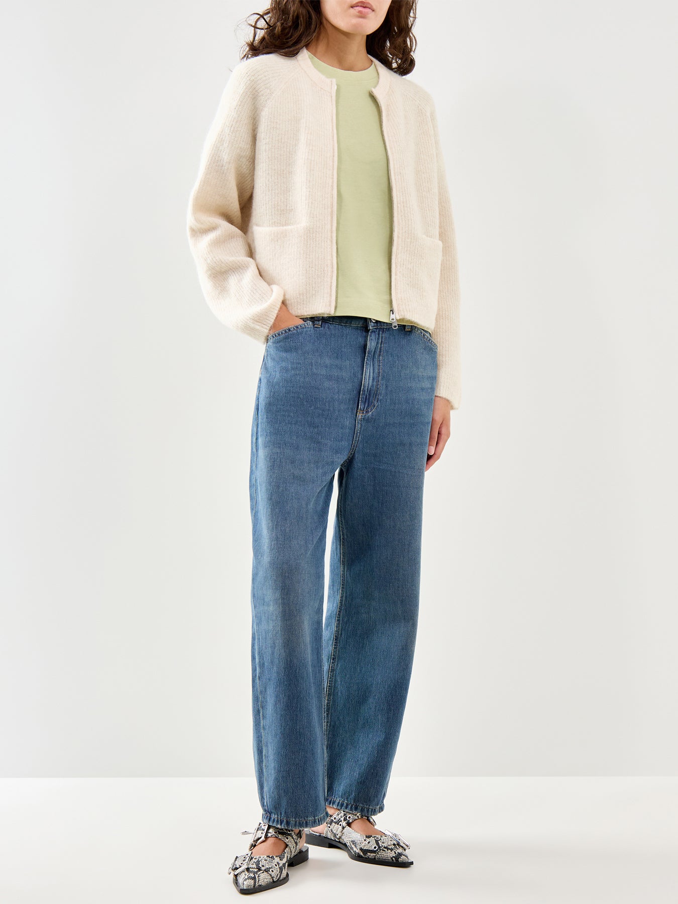 Essential Short Sleeve Boxy T-Shirt Lint