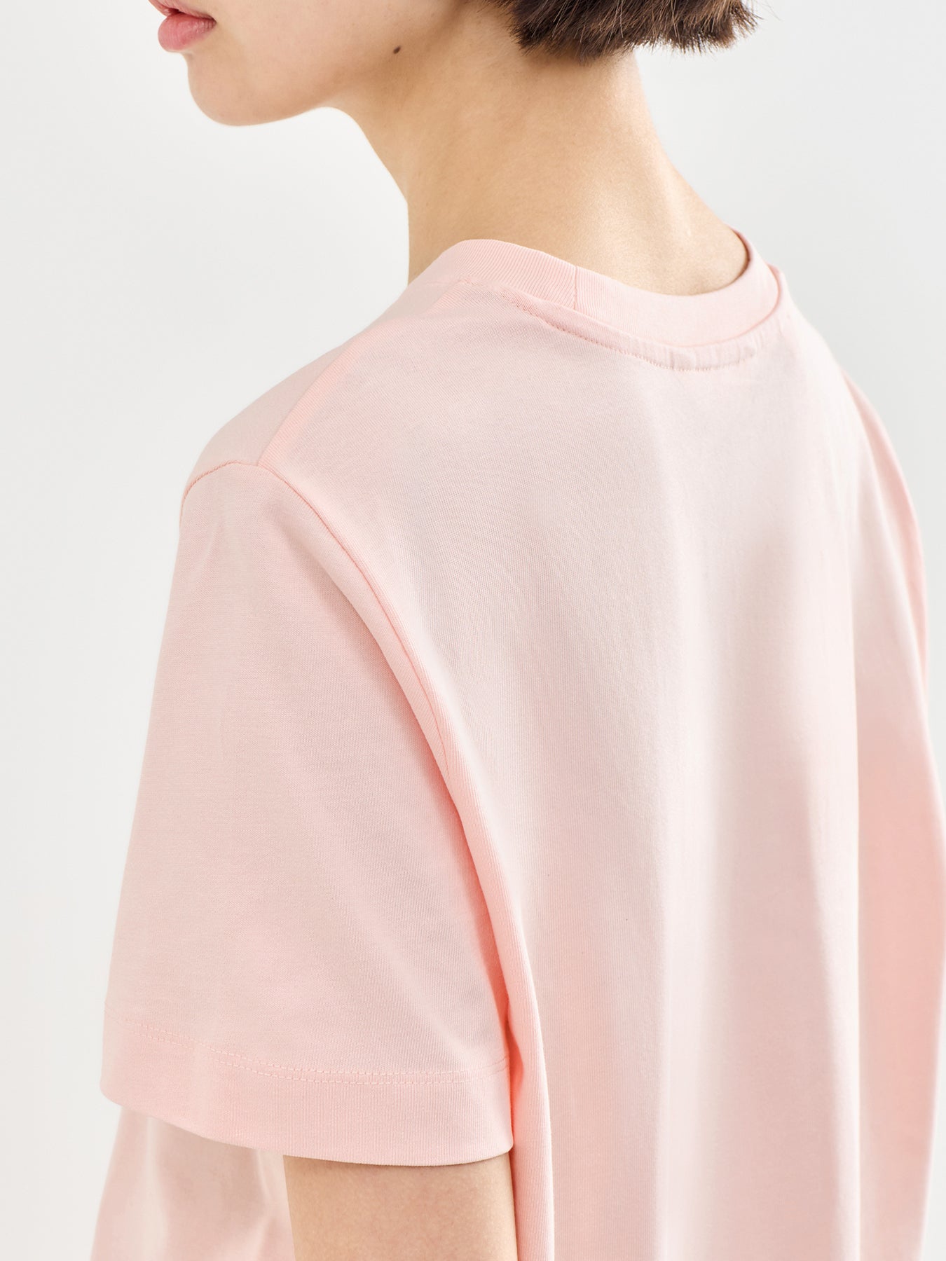 Essential Boxy Organic Cotton T-Shirt Pink