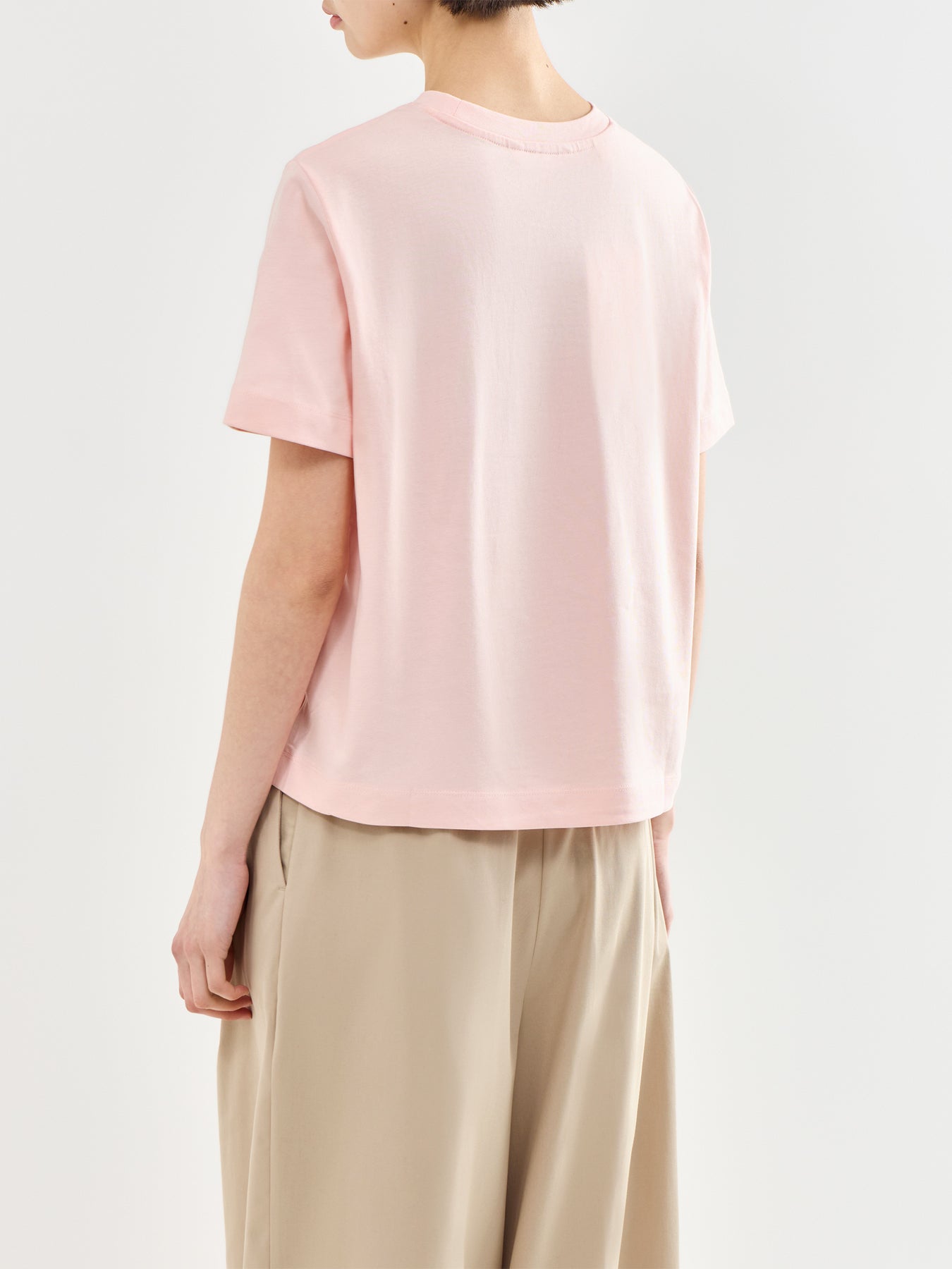 Essential Boxy Organic Cotton T-Shirt Pink