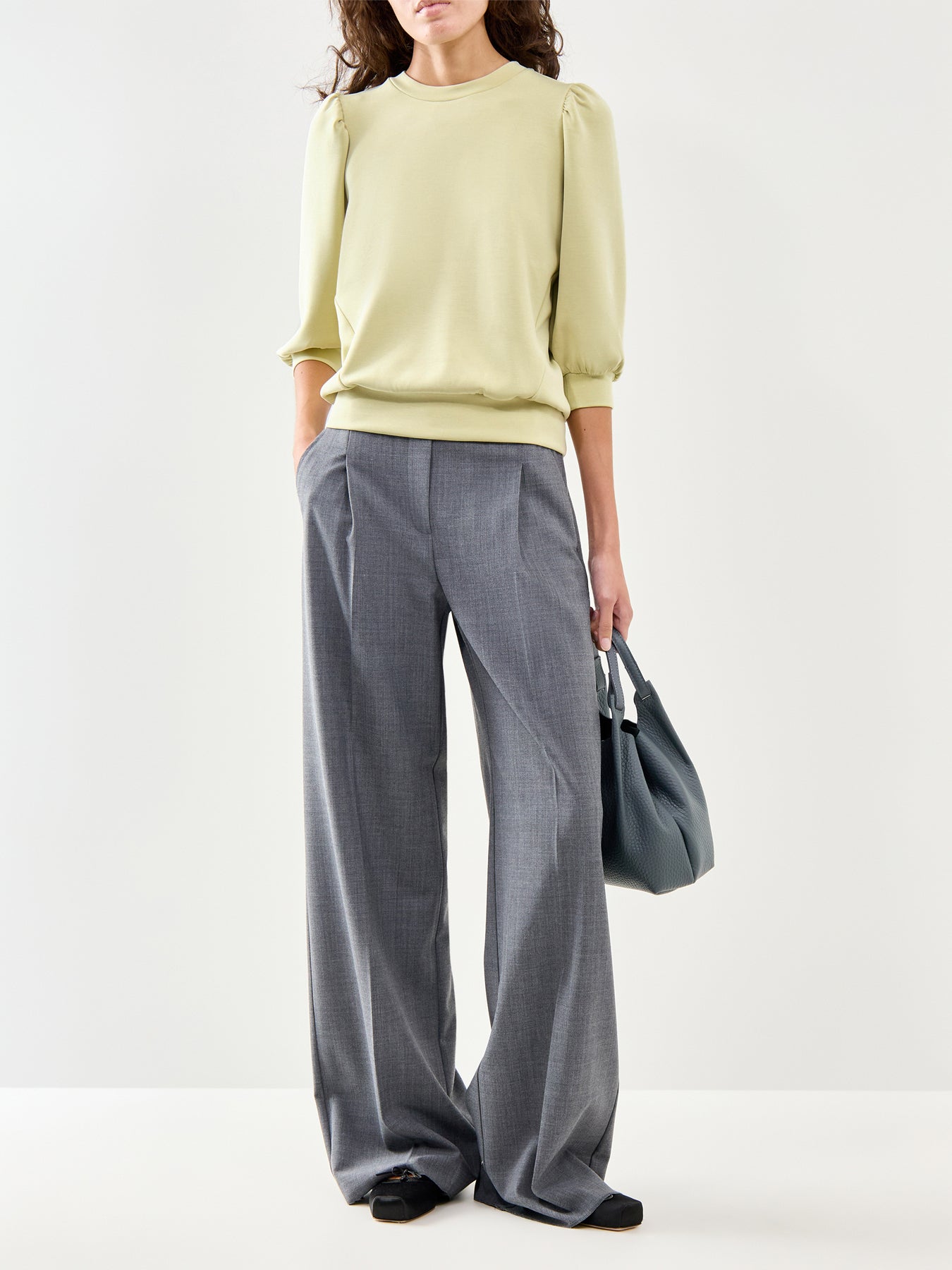 Tenny 3/4 Sweat Top Lint