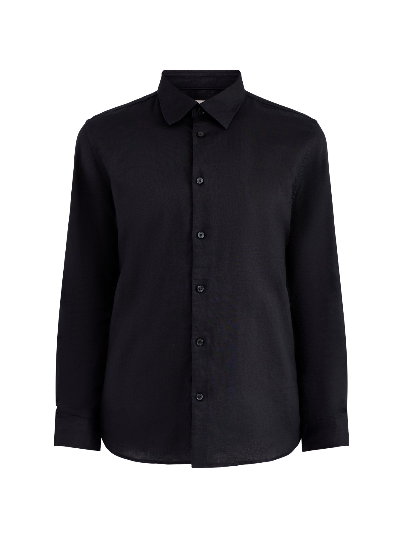 Clay Linen Blend Shirt Black