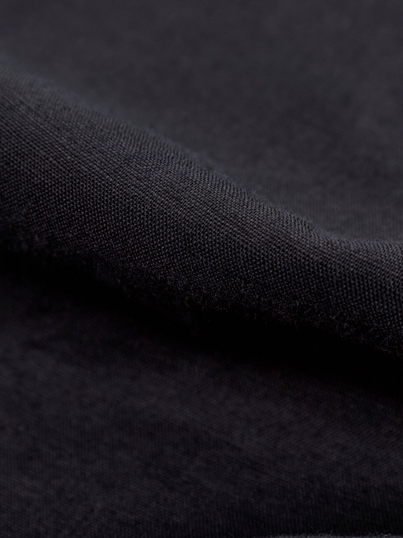 Clay Linen Blend Shirt Black