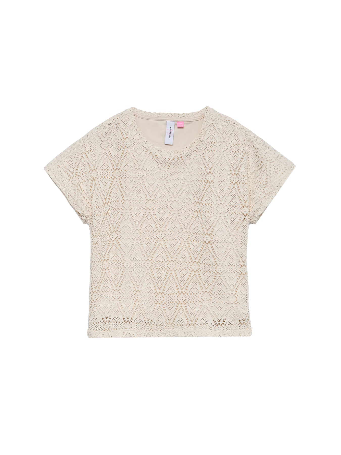 Kids’ Maya Ava Short Sleeve Top Cream