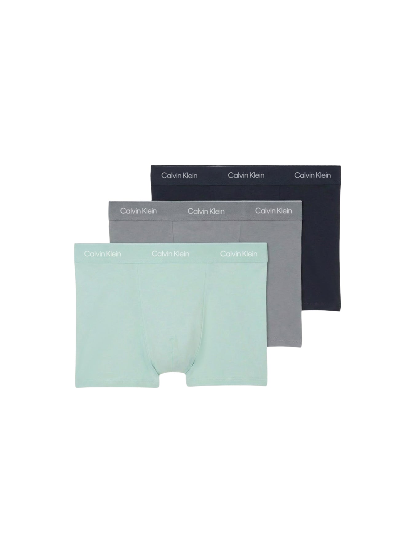 Icon Cotton Relaxed Fit Trunks 3 Pack Grey