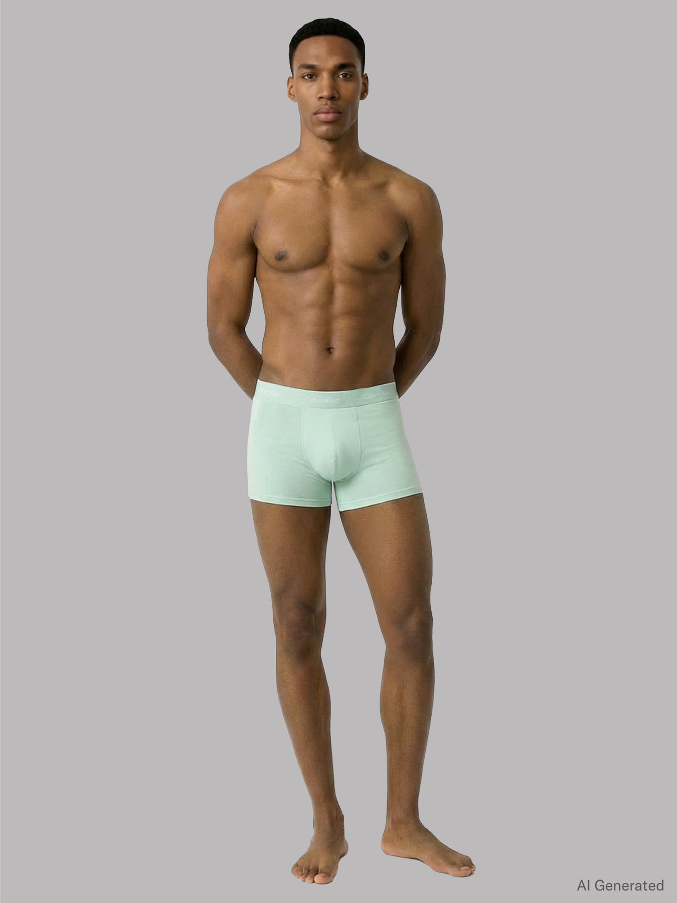 Icon Cotton Relaxed Fit Trunks 3 Pack Grey
