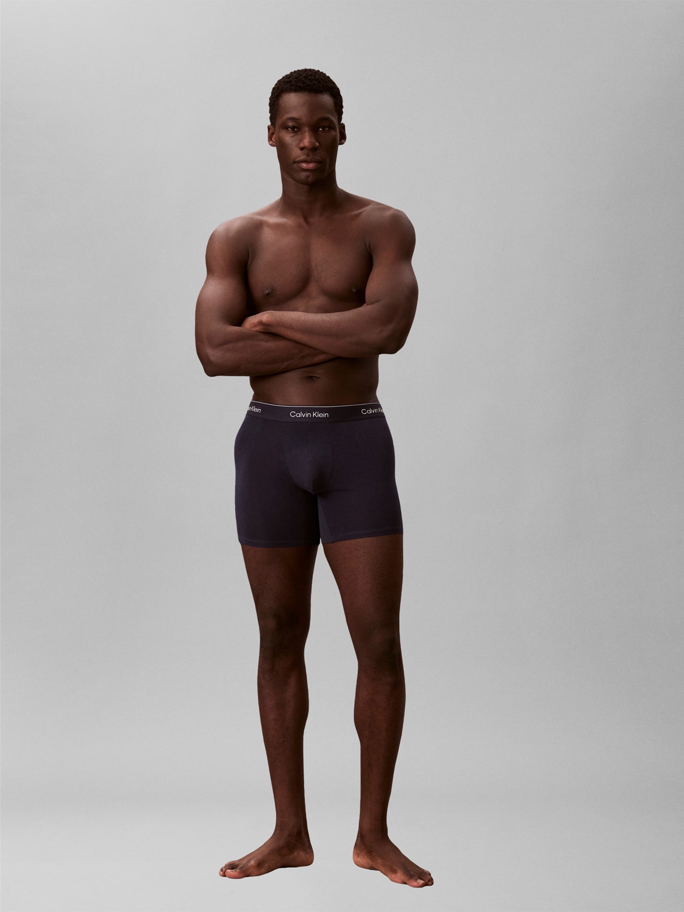 Icon Cotton Stretch Boxer Briefs 3 Pack Black
