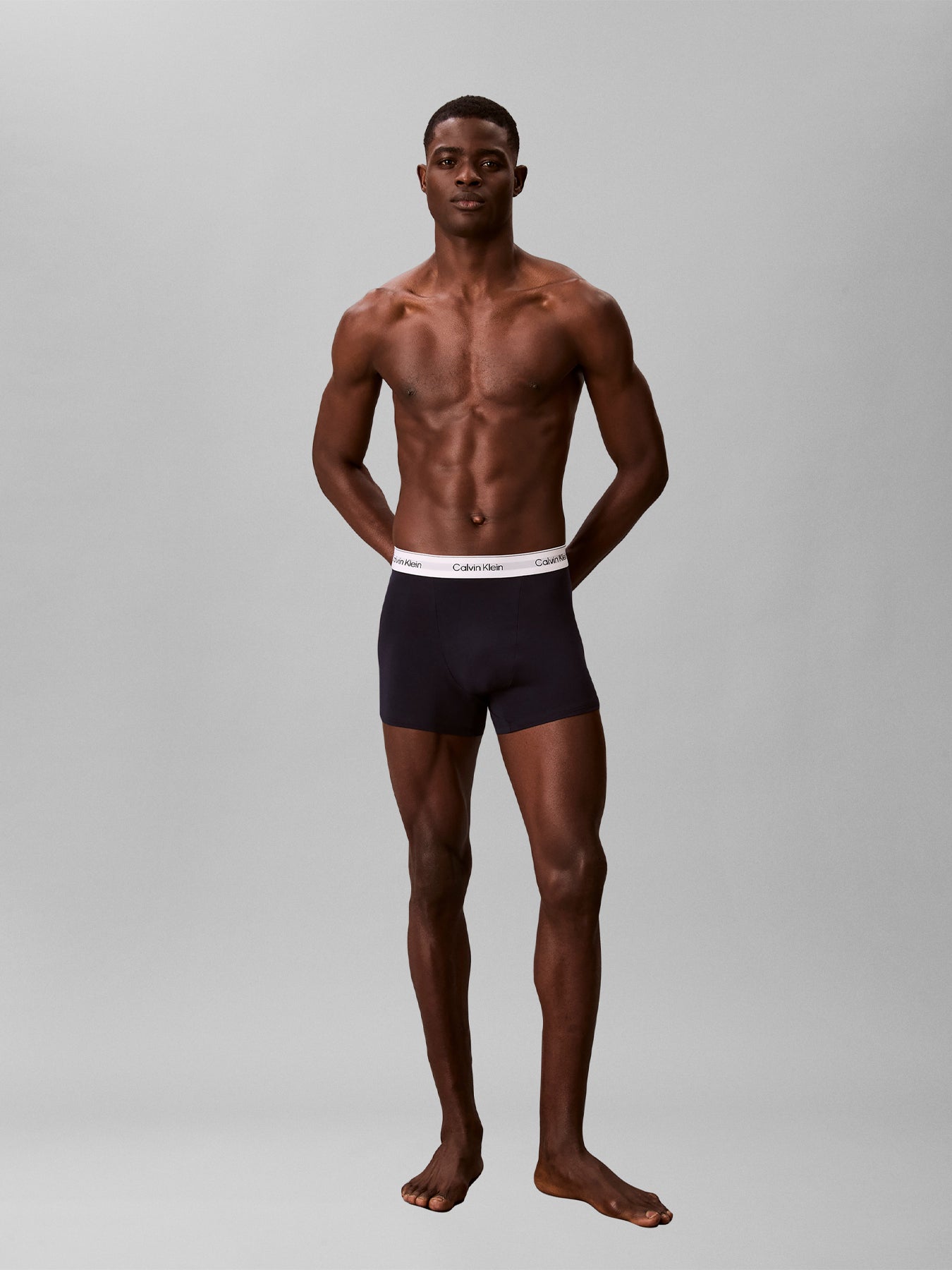 Icon Cotton Relaxed Fit Trunks 5 Pack Black