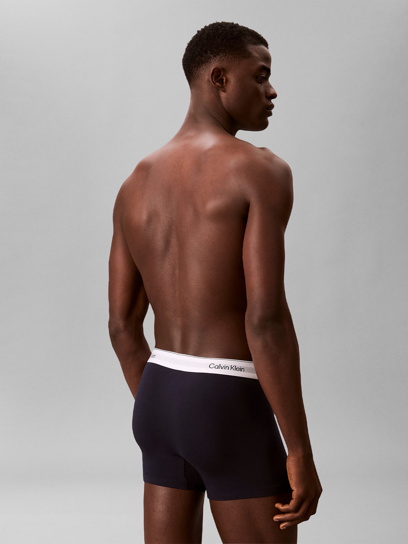 Icon Cotton Relaxed Fit Trunks 5 Pack Black