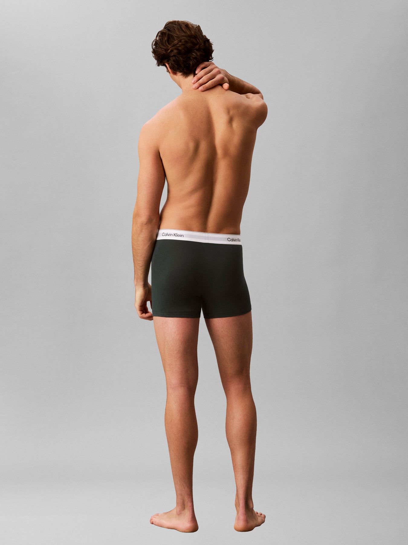 Icon Cotton Stretch Relaxed Fit Trunks 3 Pack Black