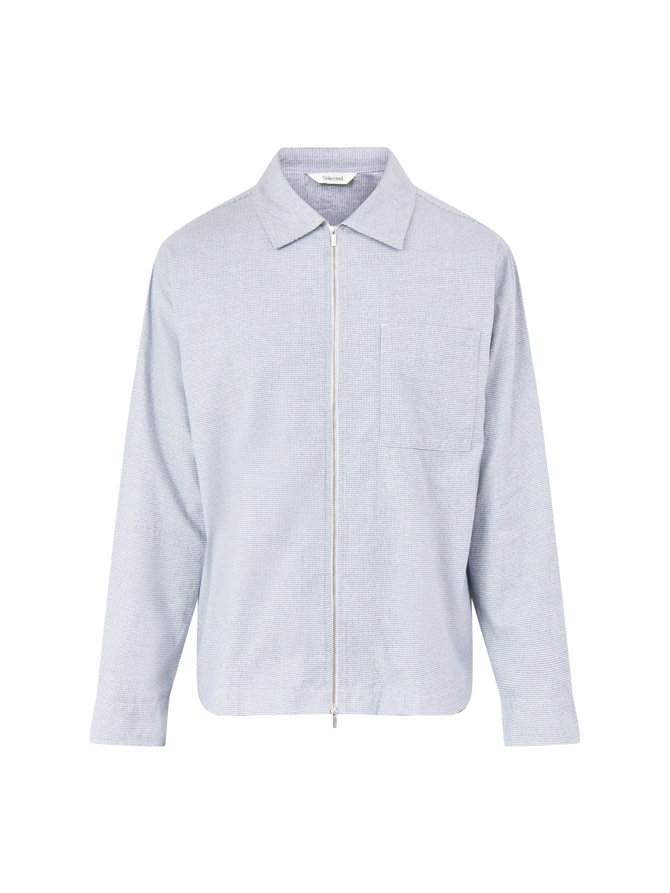 Zip Overshirt Blue – Fenwick