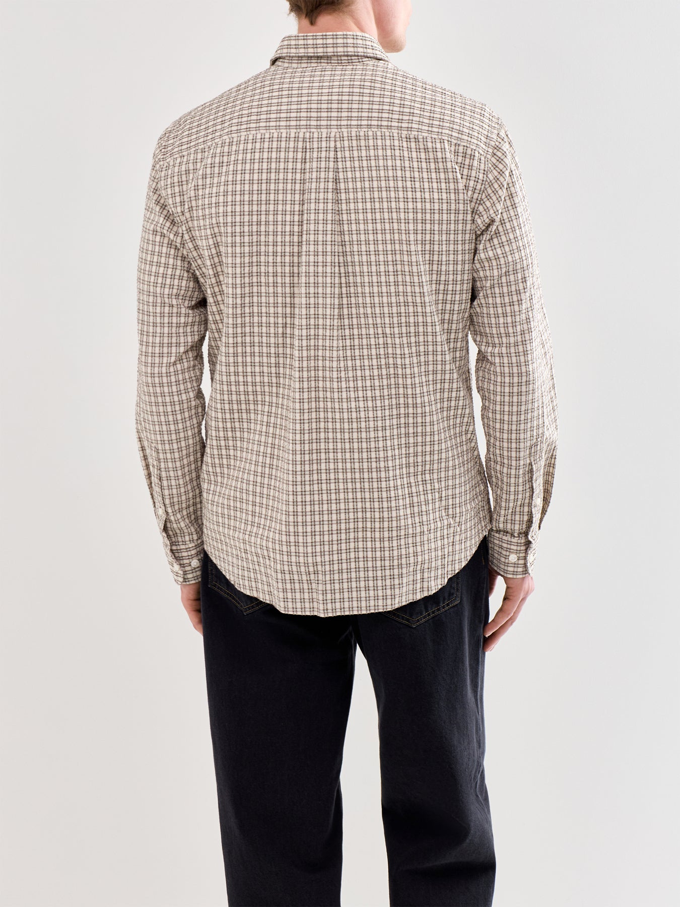 Freddie Seersucker Check Shirt Check