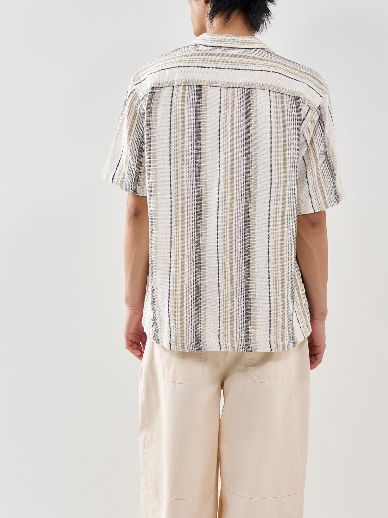 Relaxed Resort Short Sleeve Shirt Striped