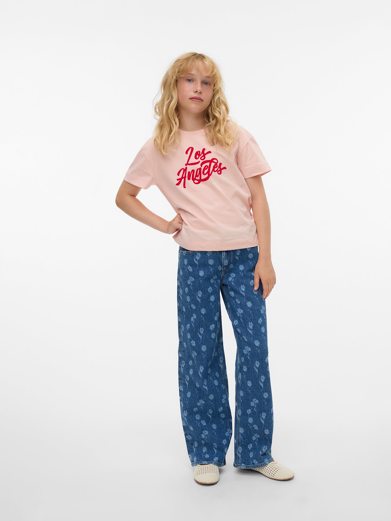 Kids' Los Angeles T-Shirt Pink