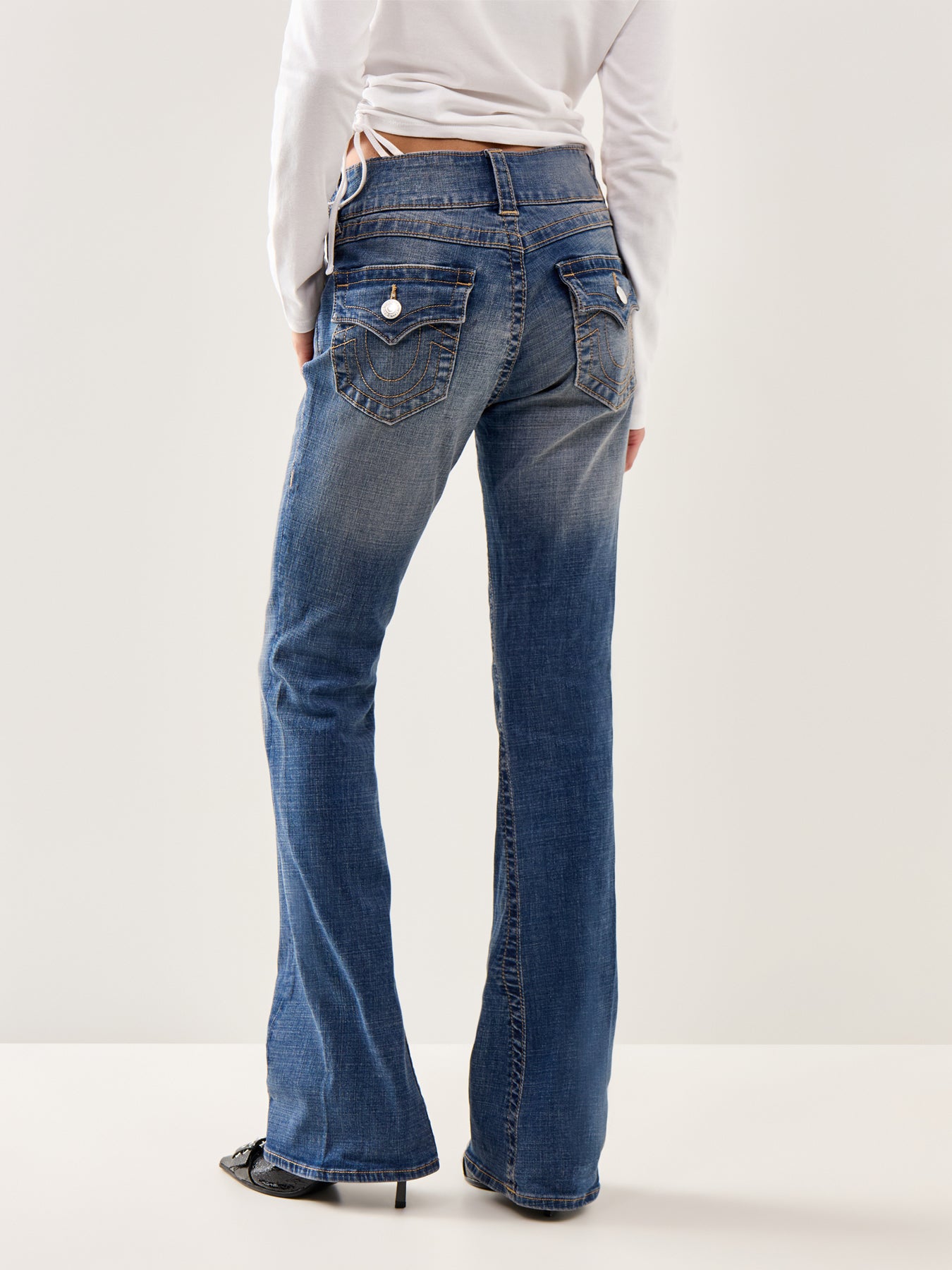 Joey Flare Pocket Jeans Blue
