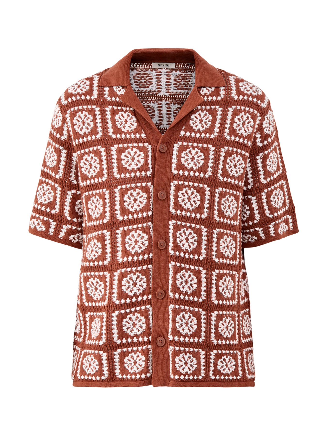 Relaxed Short Sleeve Shirt Cream