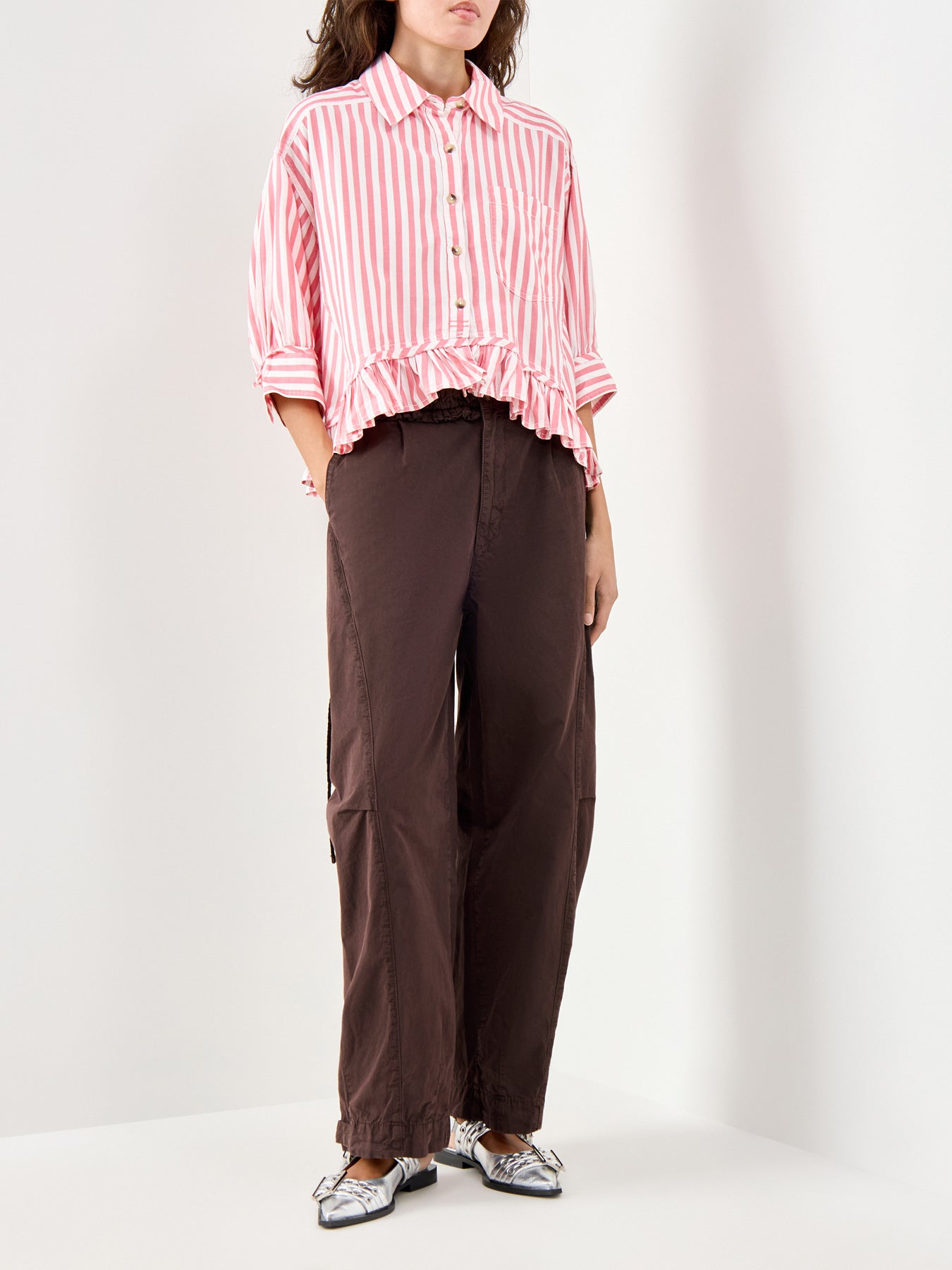 Bailey Stripe Shirt Pink