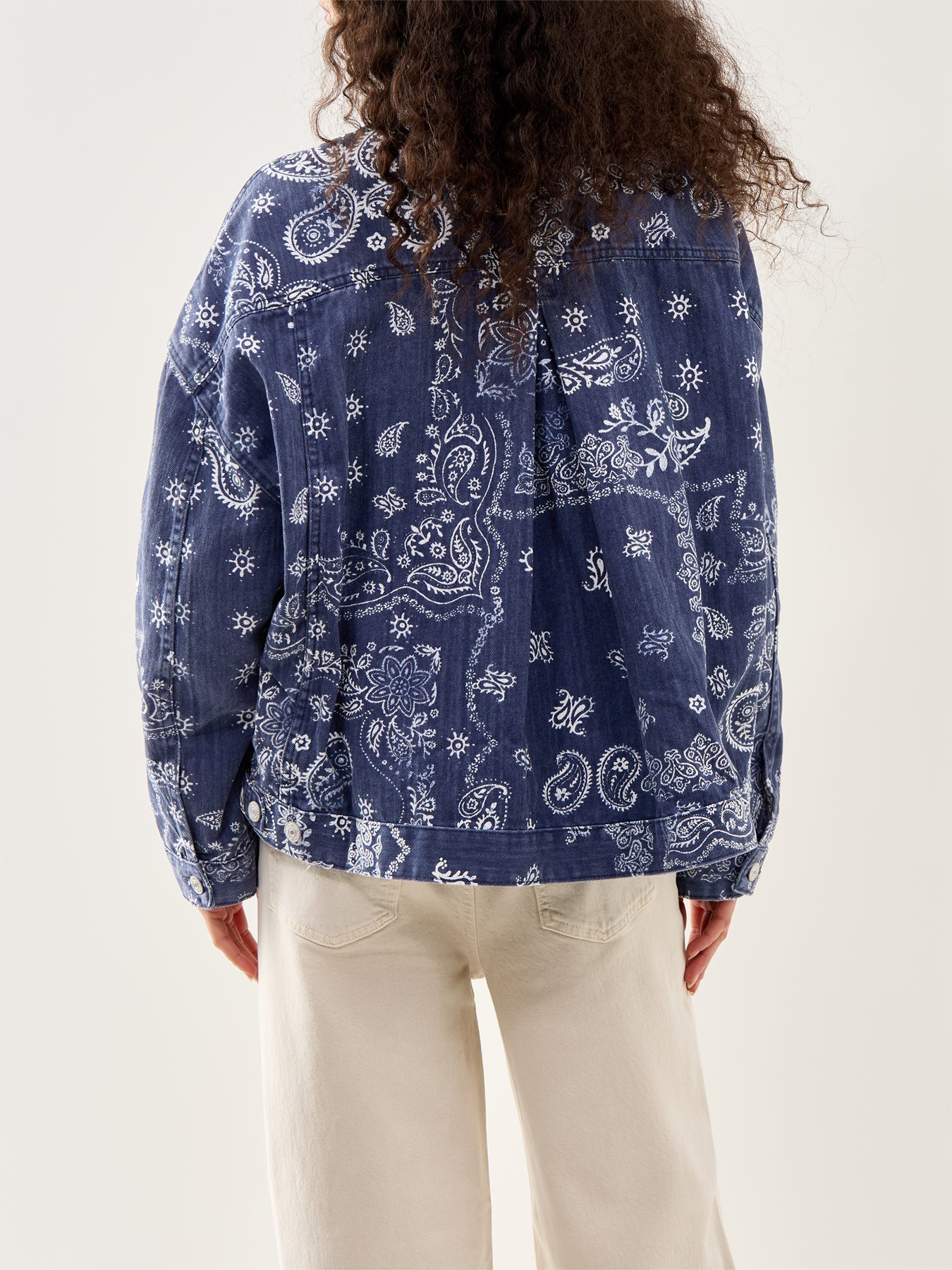 Opal Swing Printed Denim Blue