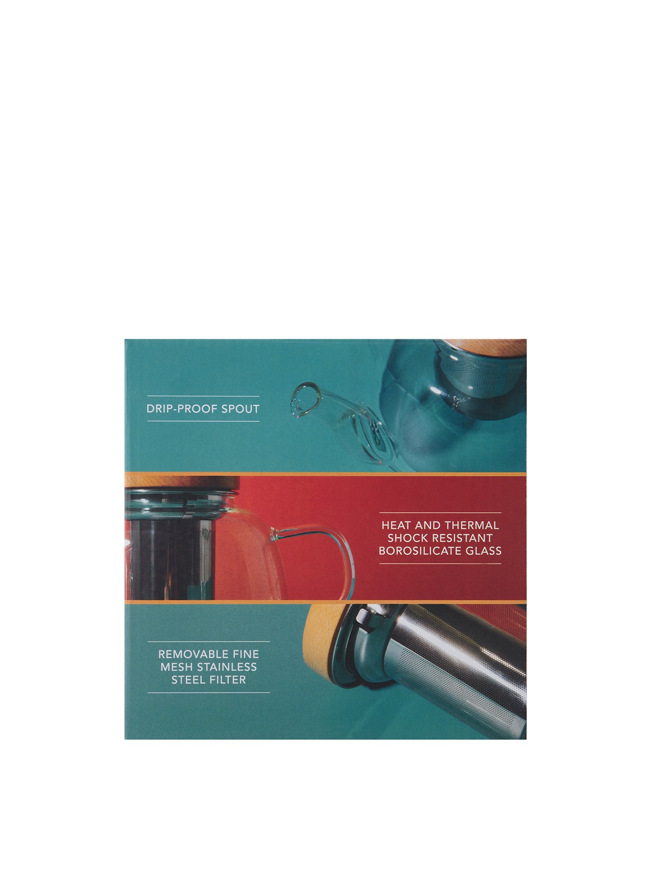 Rialto Glass Infuser Teapot