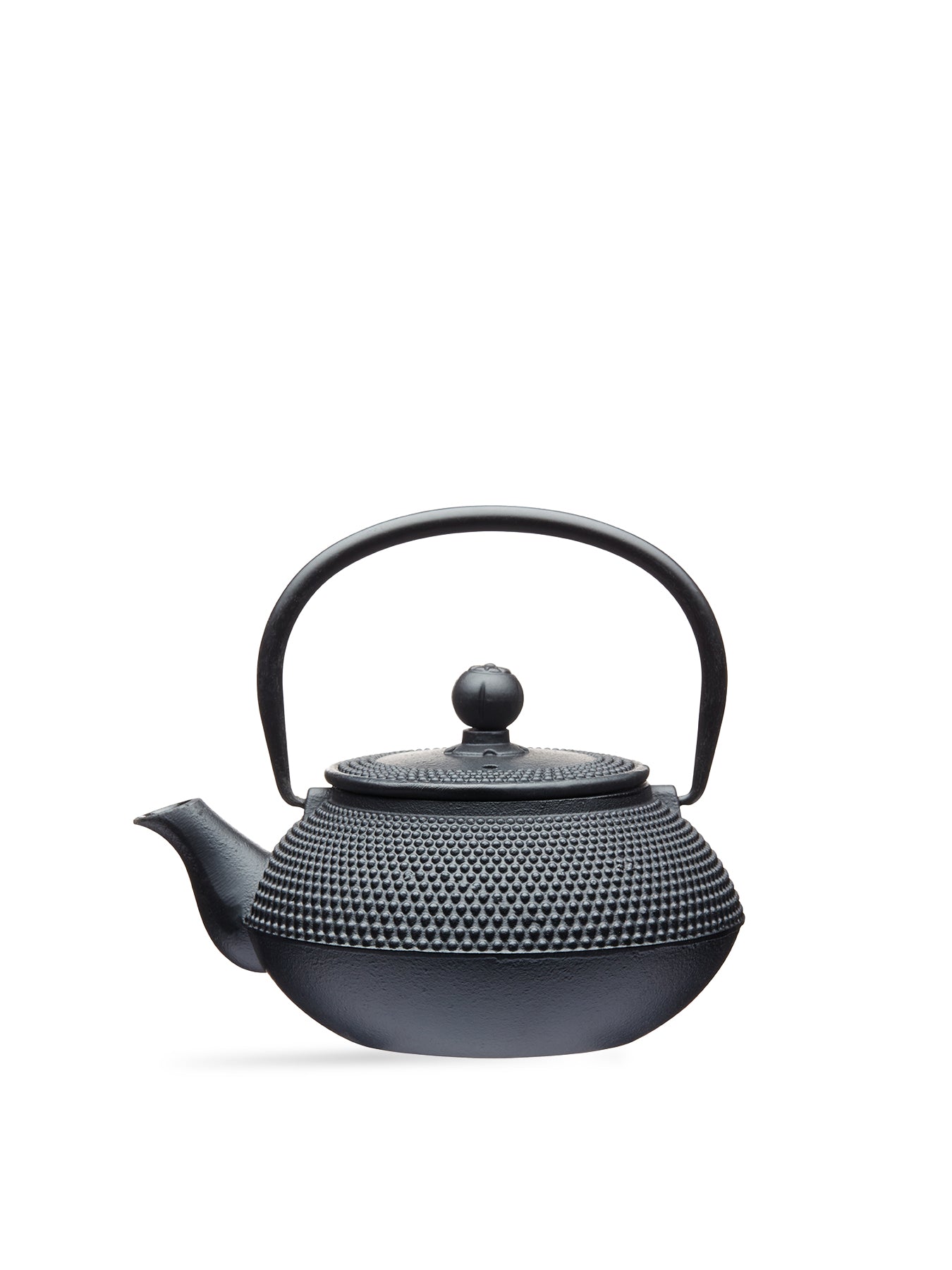 Cast Iron Infuser Teapot 3 Cup Black