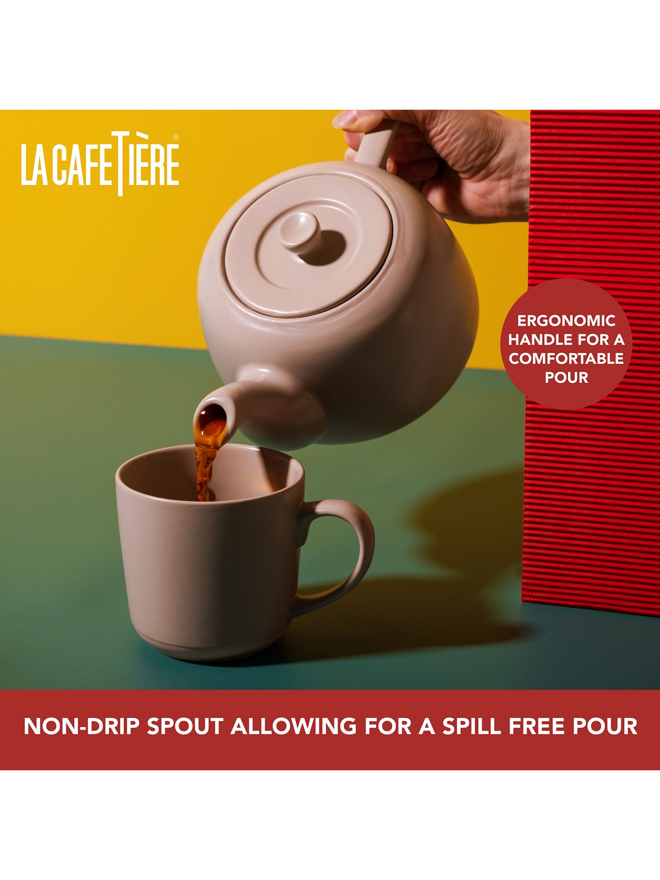 Ceramic Teapot Brown