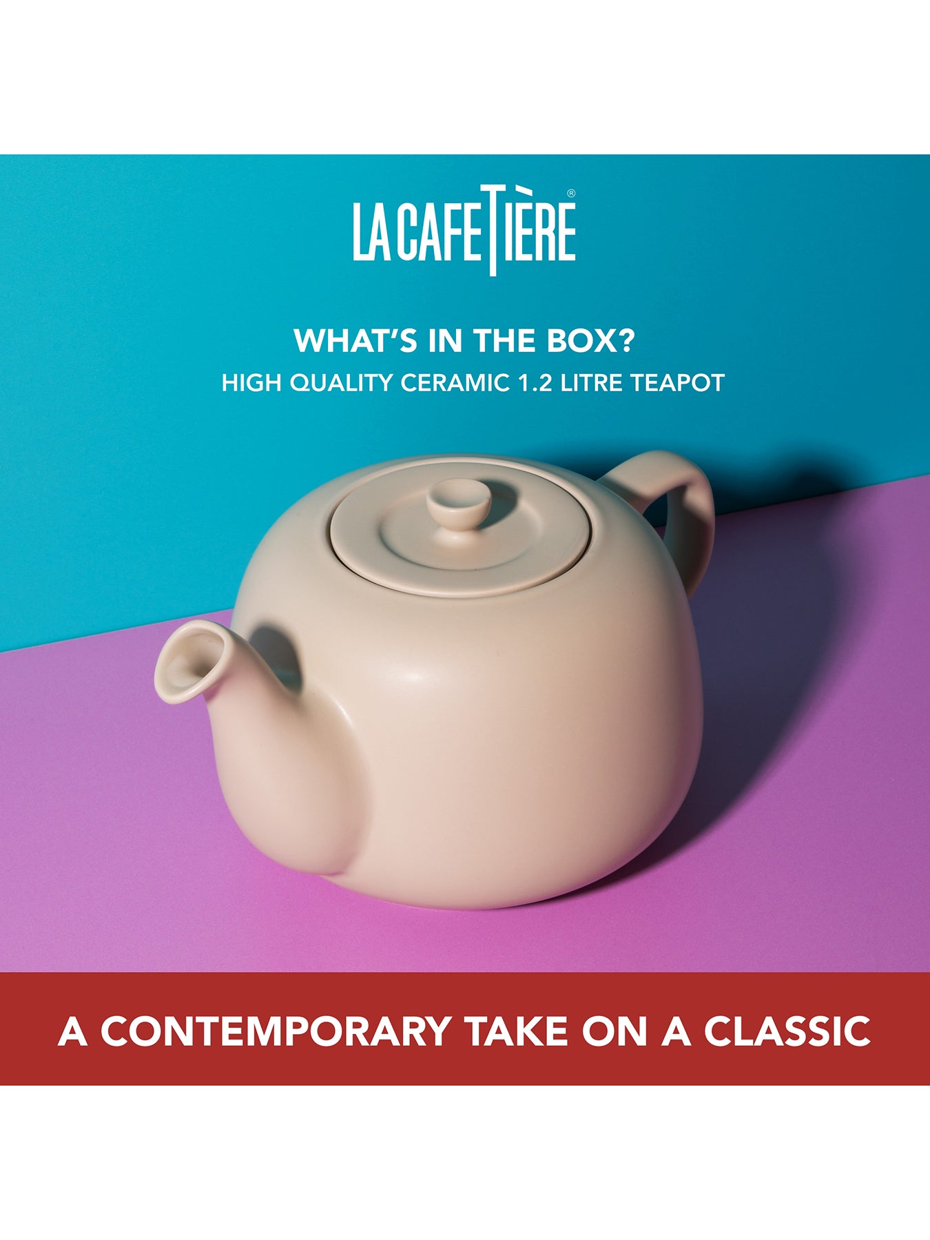 Ceramic Teapot Brown