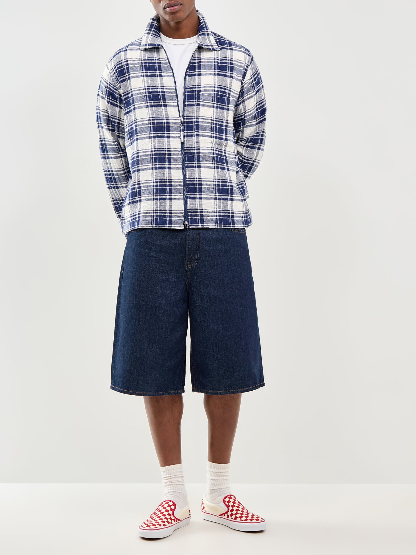 Onscarl Balloon Rinse 6916 Denim Shorts Blue