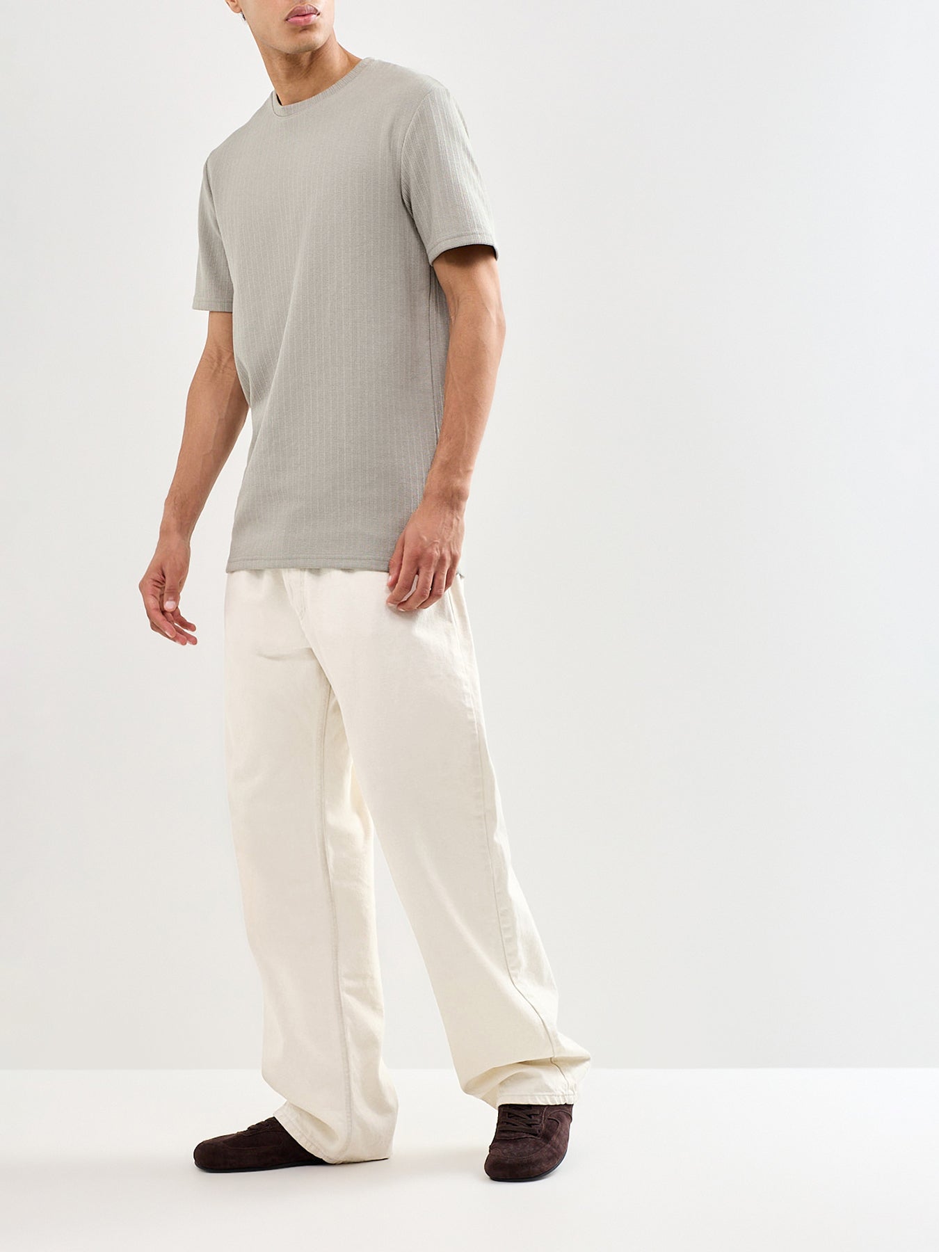Trey Regular T-Shirt Grey