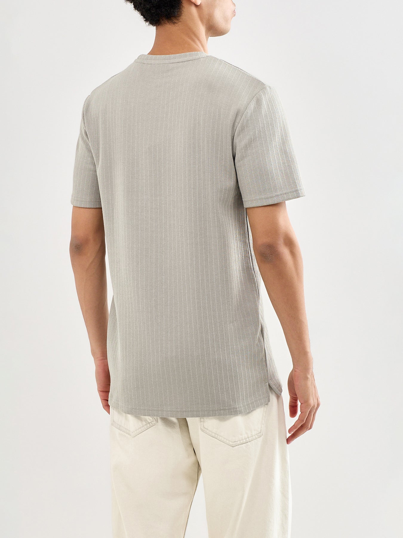 Trey Regular T-Shirt Grey