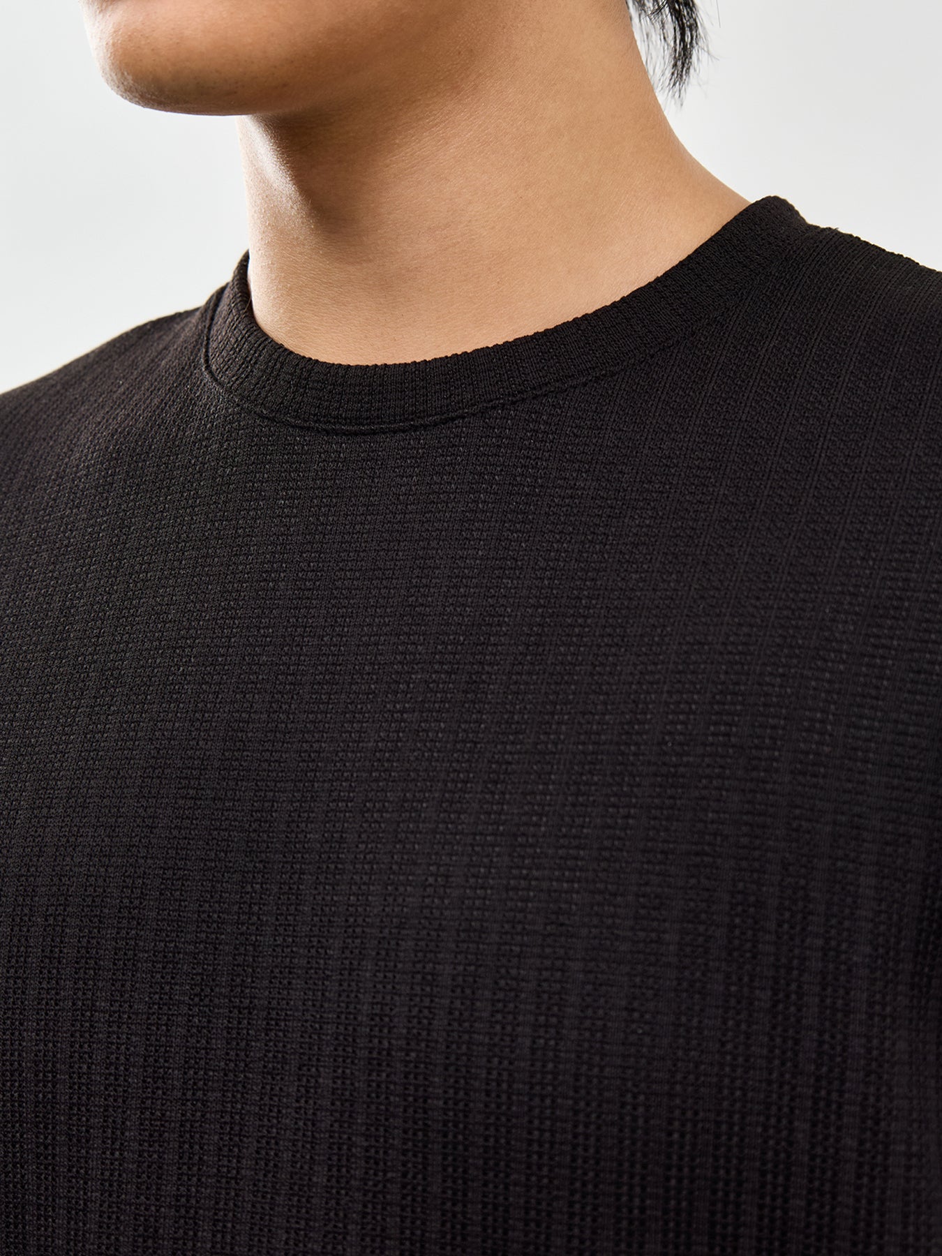 Trey Regular T-Shirt Black