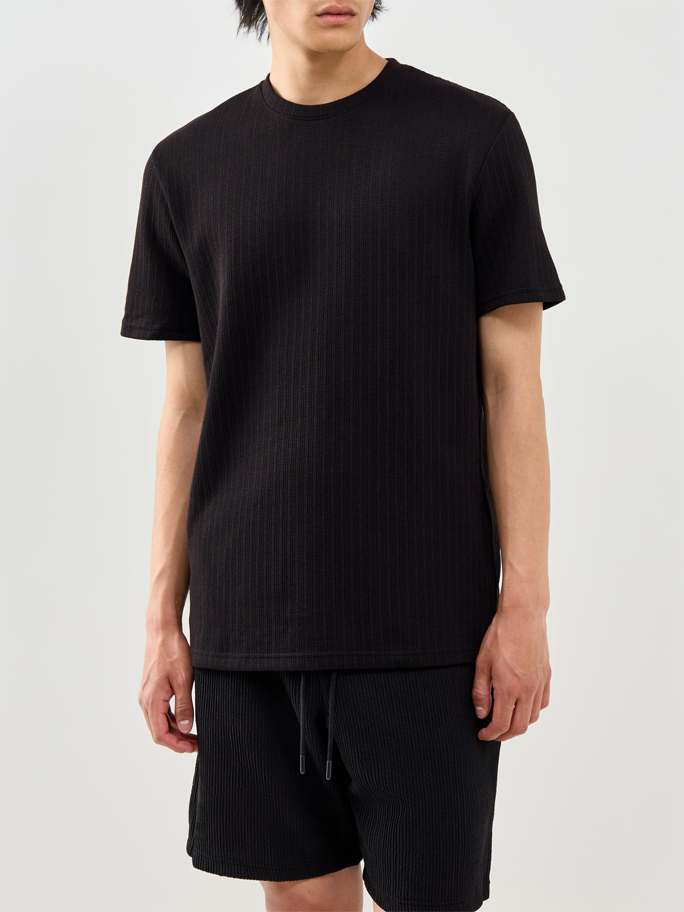 Trey Regular T-Shirt Black
