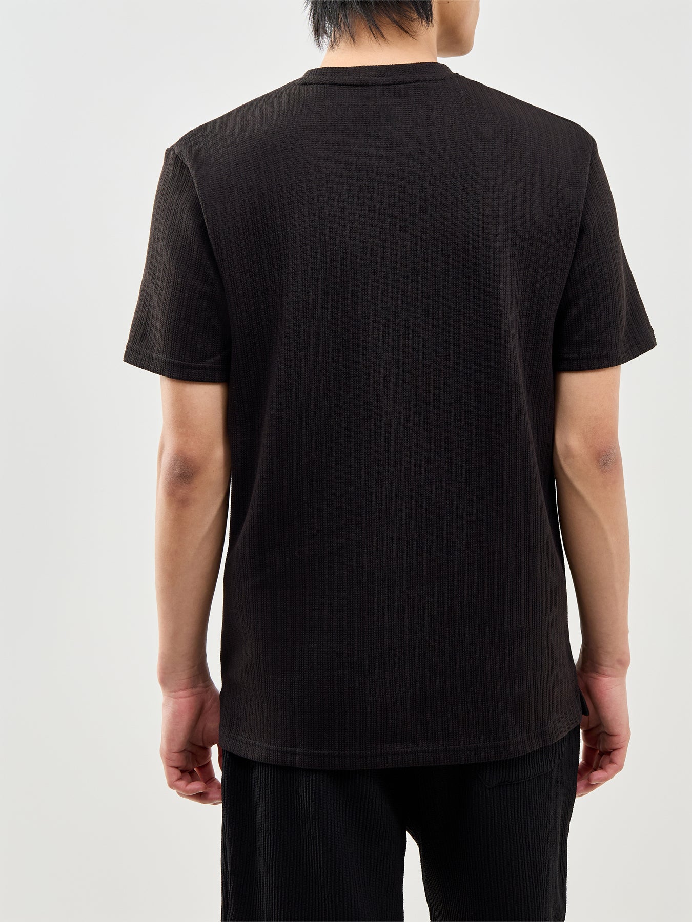 Trey Regular T-Shirt Black