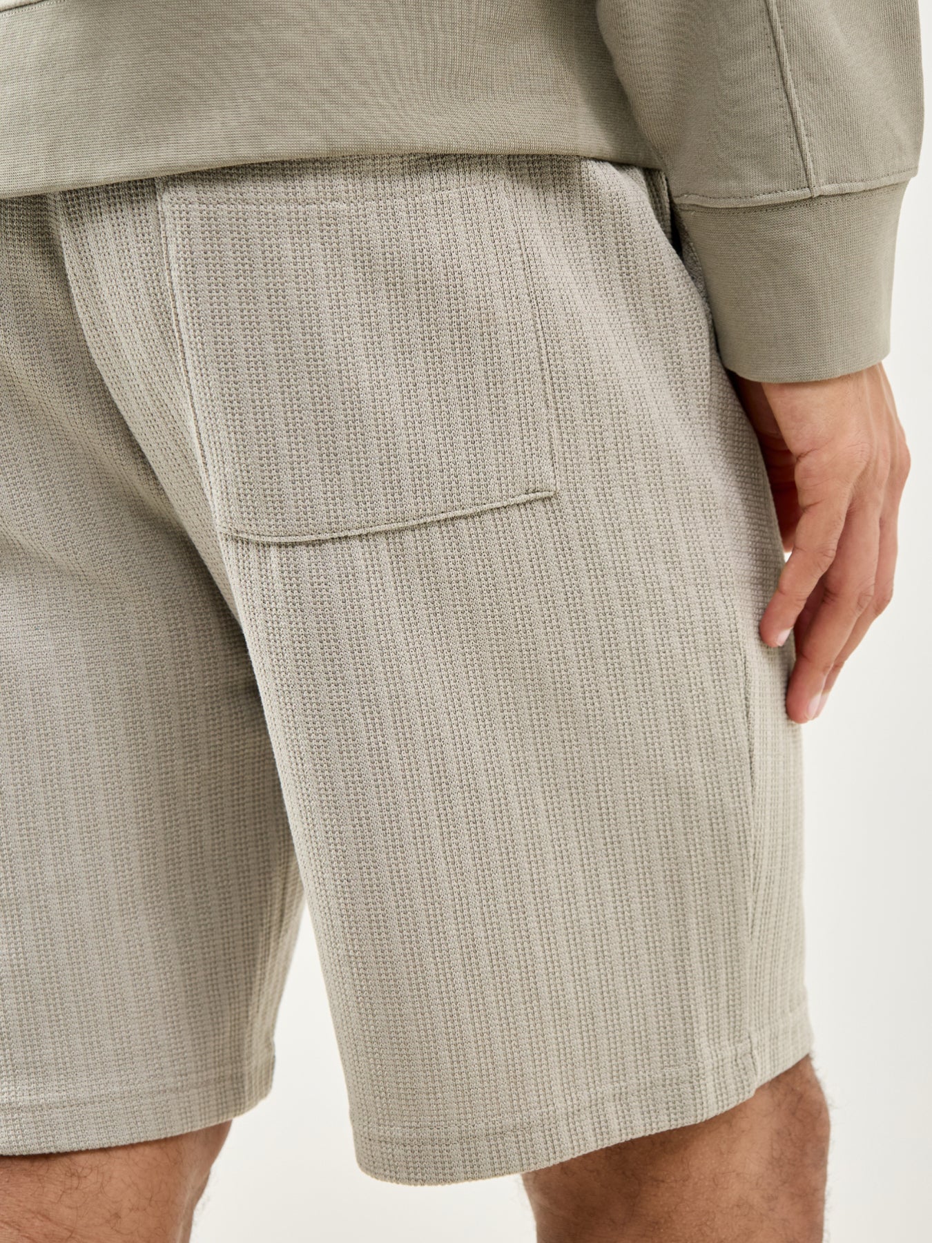 Trey Formal Shorts Grey