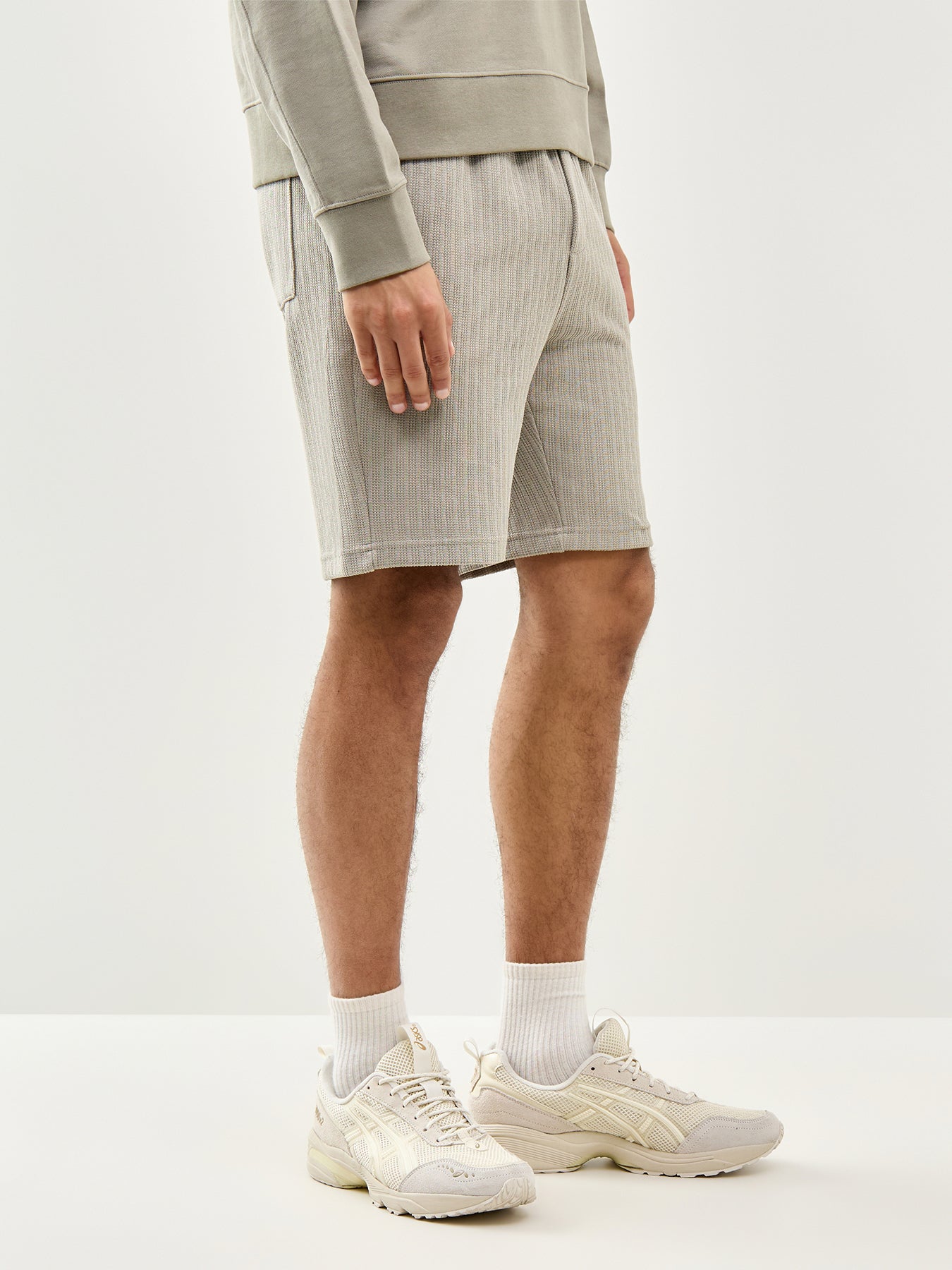 Trey Formal Shorts Grey