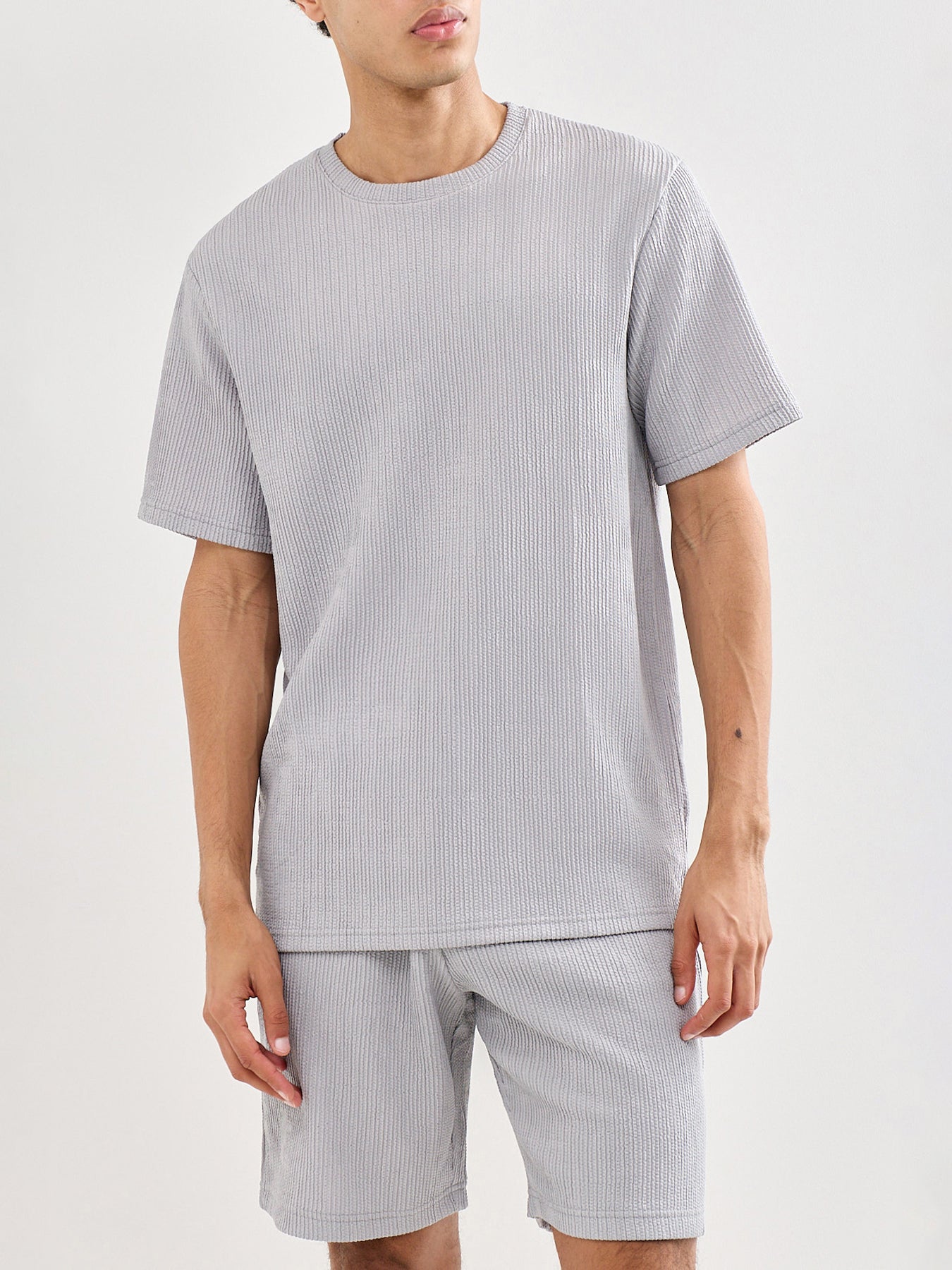 Lazio Plissé T-Shirt Grey