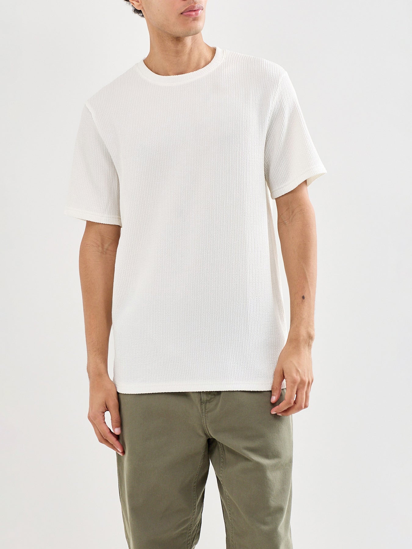 Lazio Plissé T-Shirt Cream