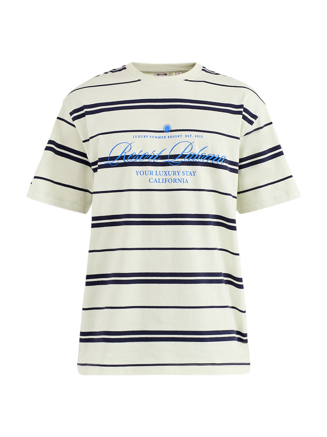 Fred Stripe Print T-Shirt Green