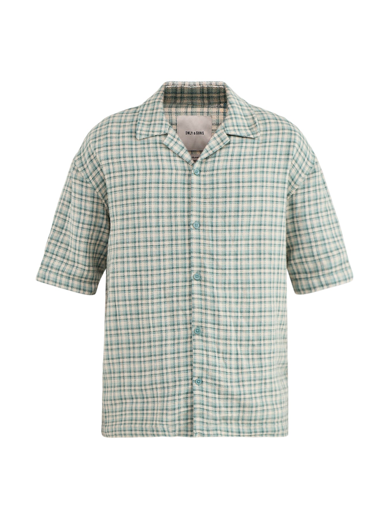 Trev Structured Check Shirt Green