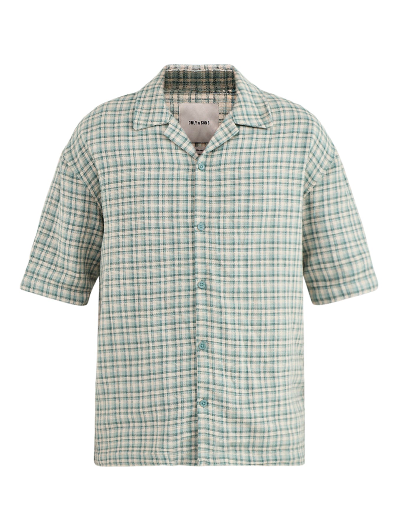 Trev Structured Check Shirt Green