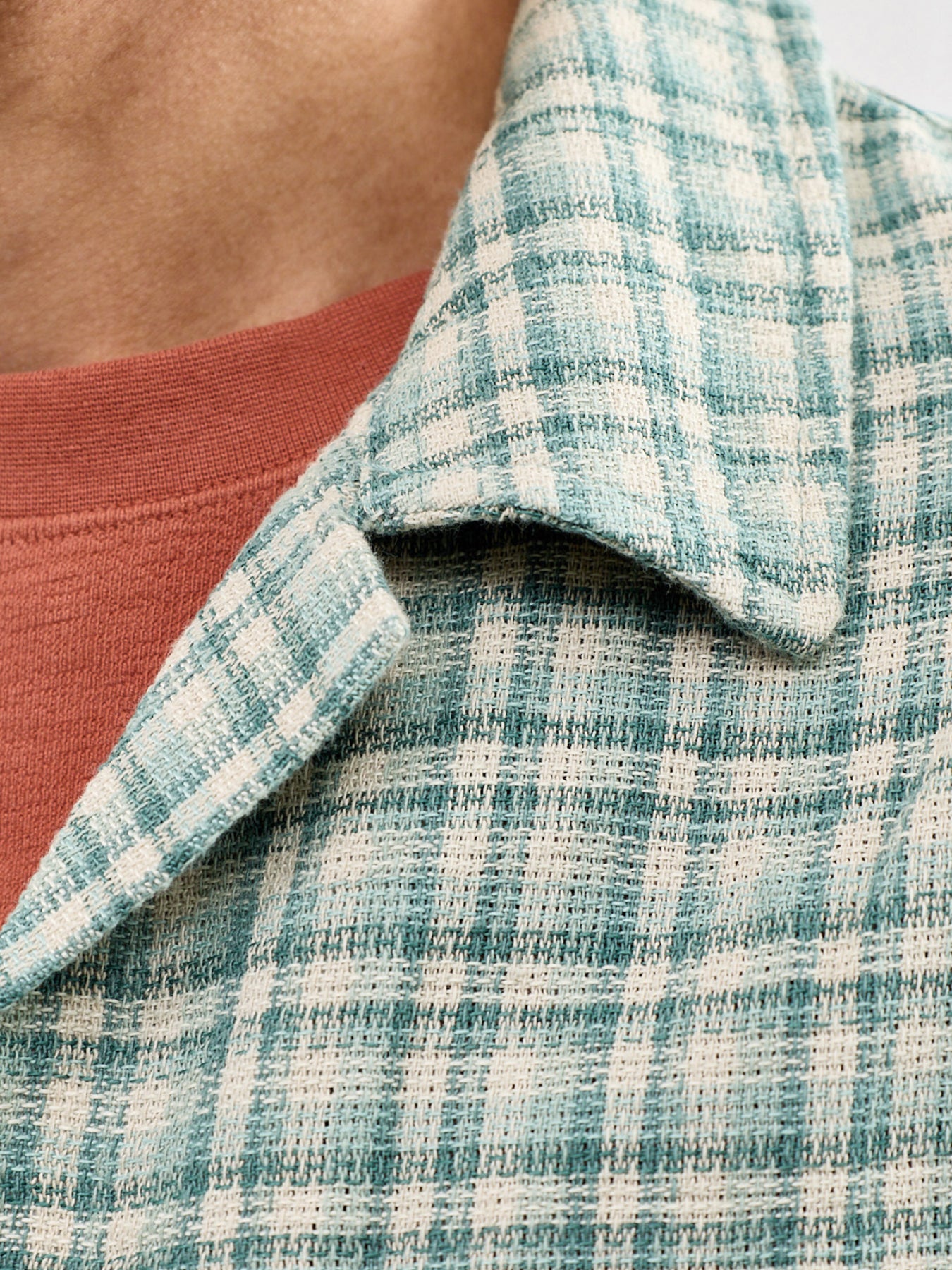 Trev Structured Check Shirt Green