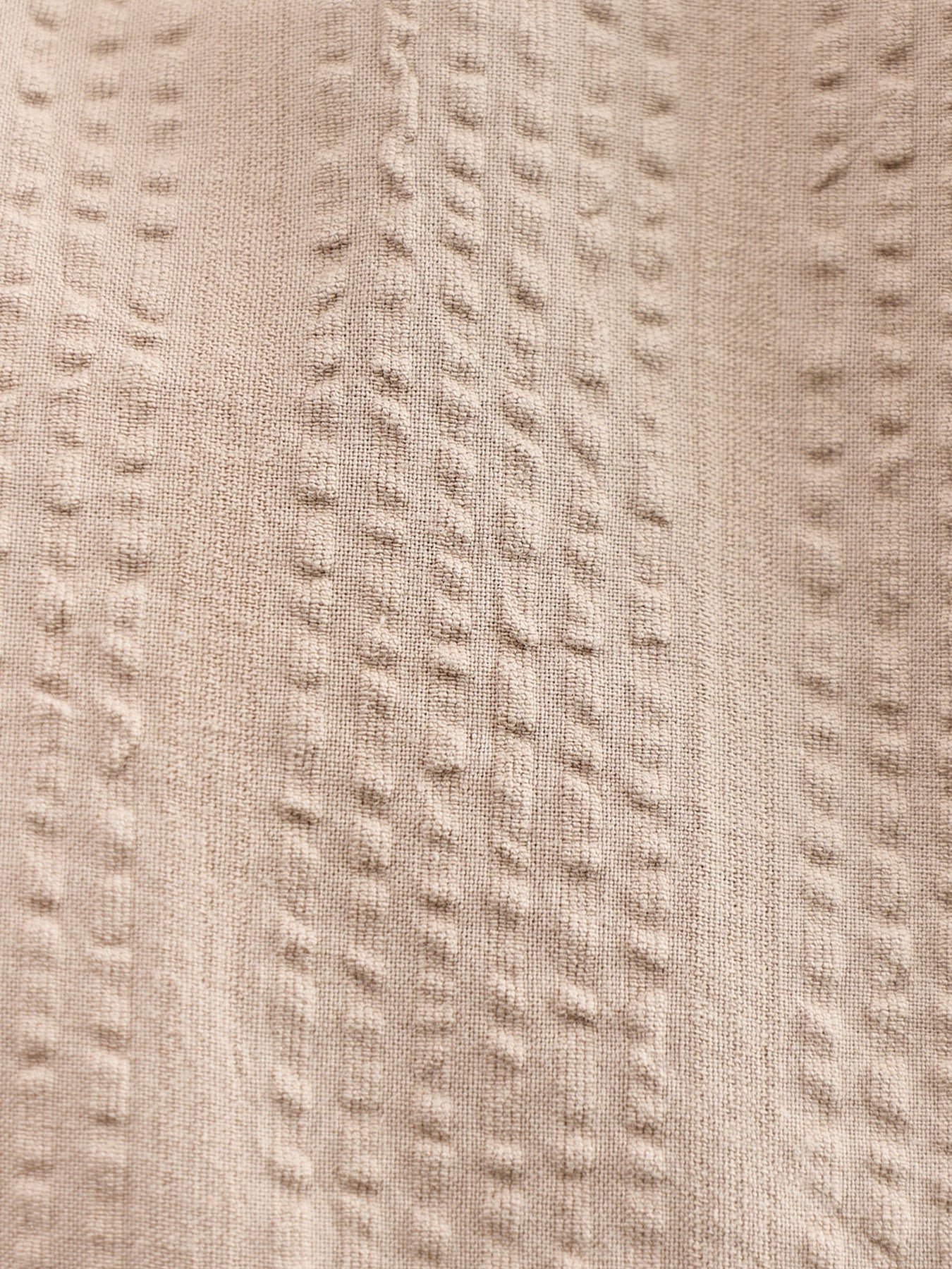 Seersucker Resort Shirt Beige
