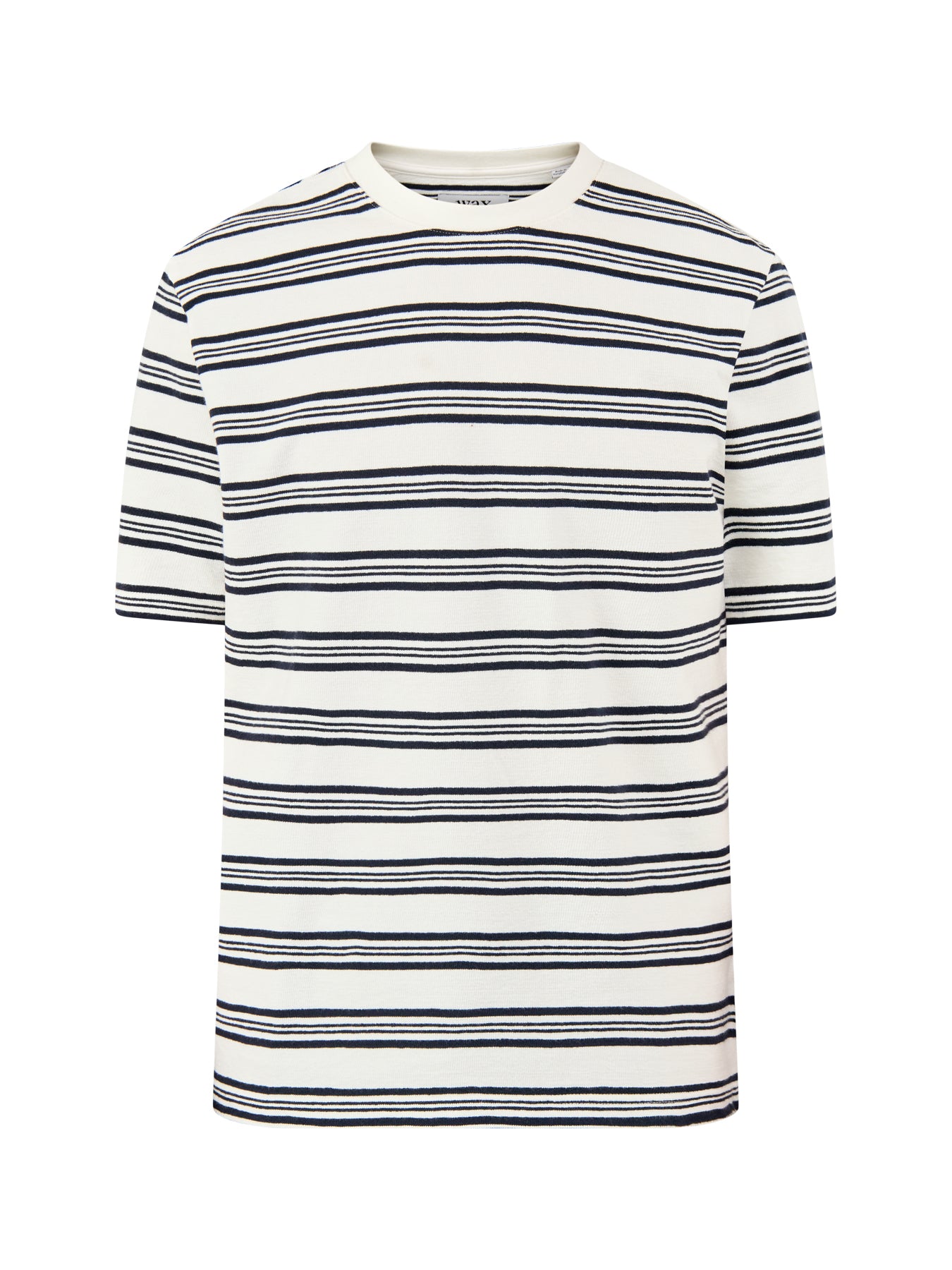 Textured Stripe Organic Cotton T-Shirt Multi