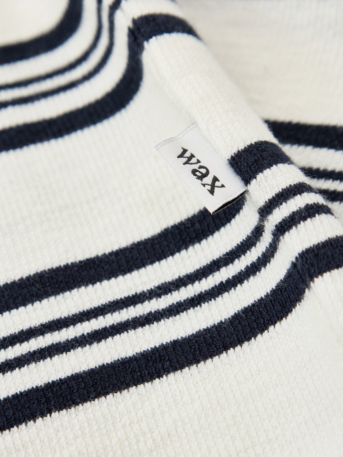 Textured Stripe Organic Cotton T-Shirt Multi