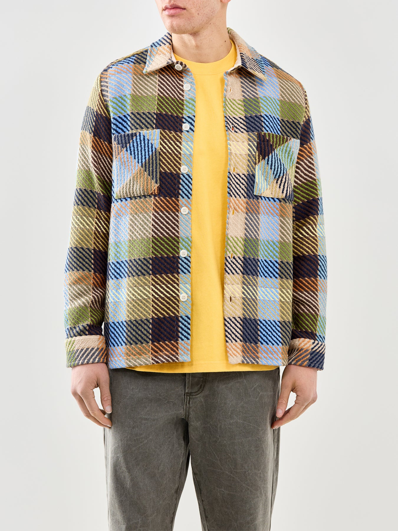 Whiting Checked Overshirt Multi