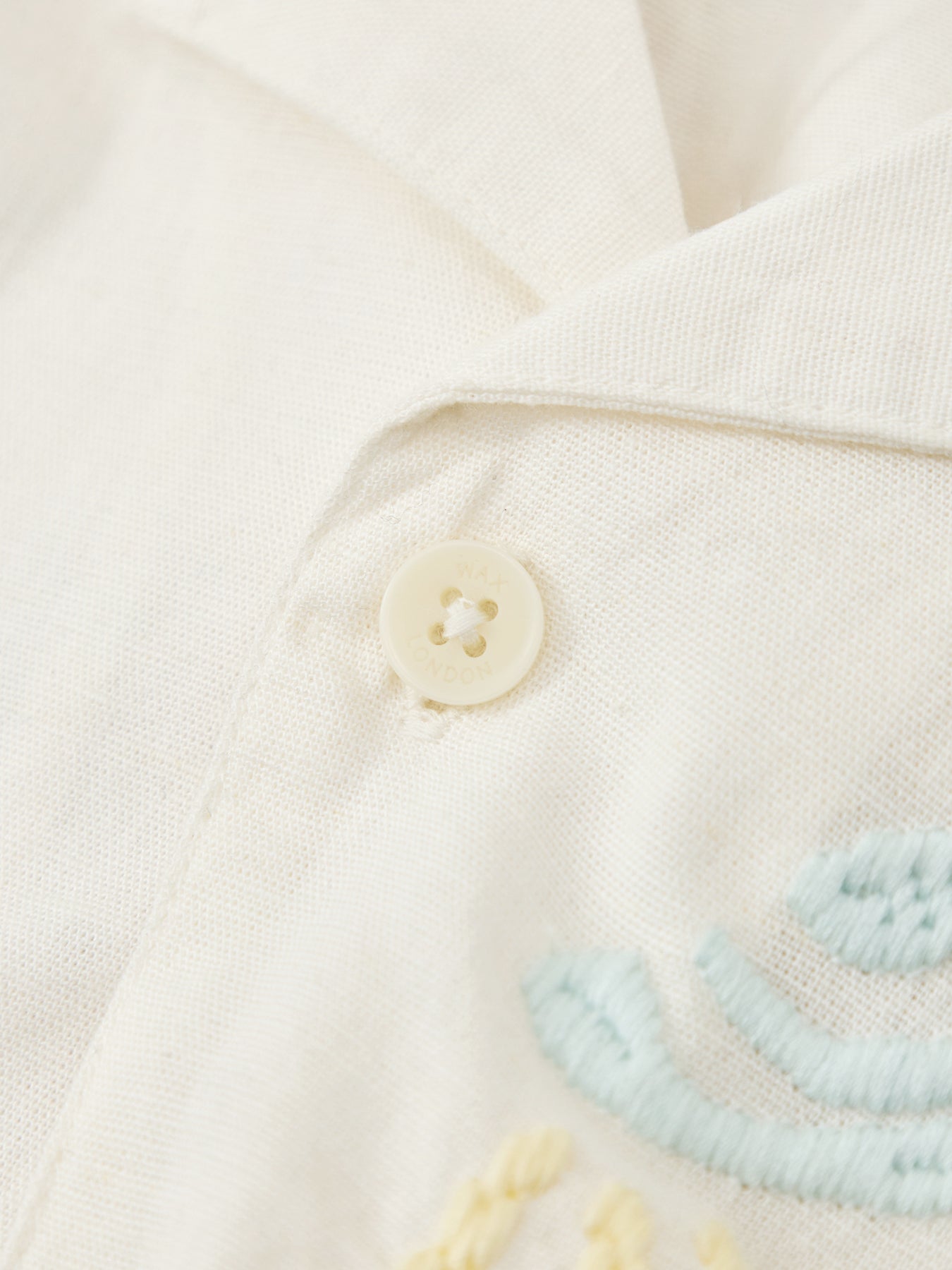 Floral Stitch Short Sleeve Shirt Multi