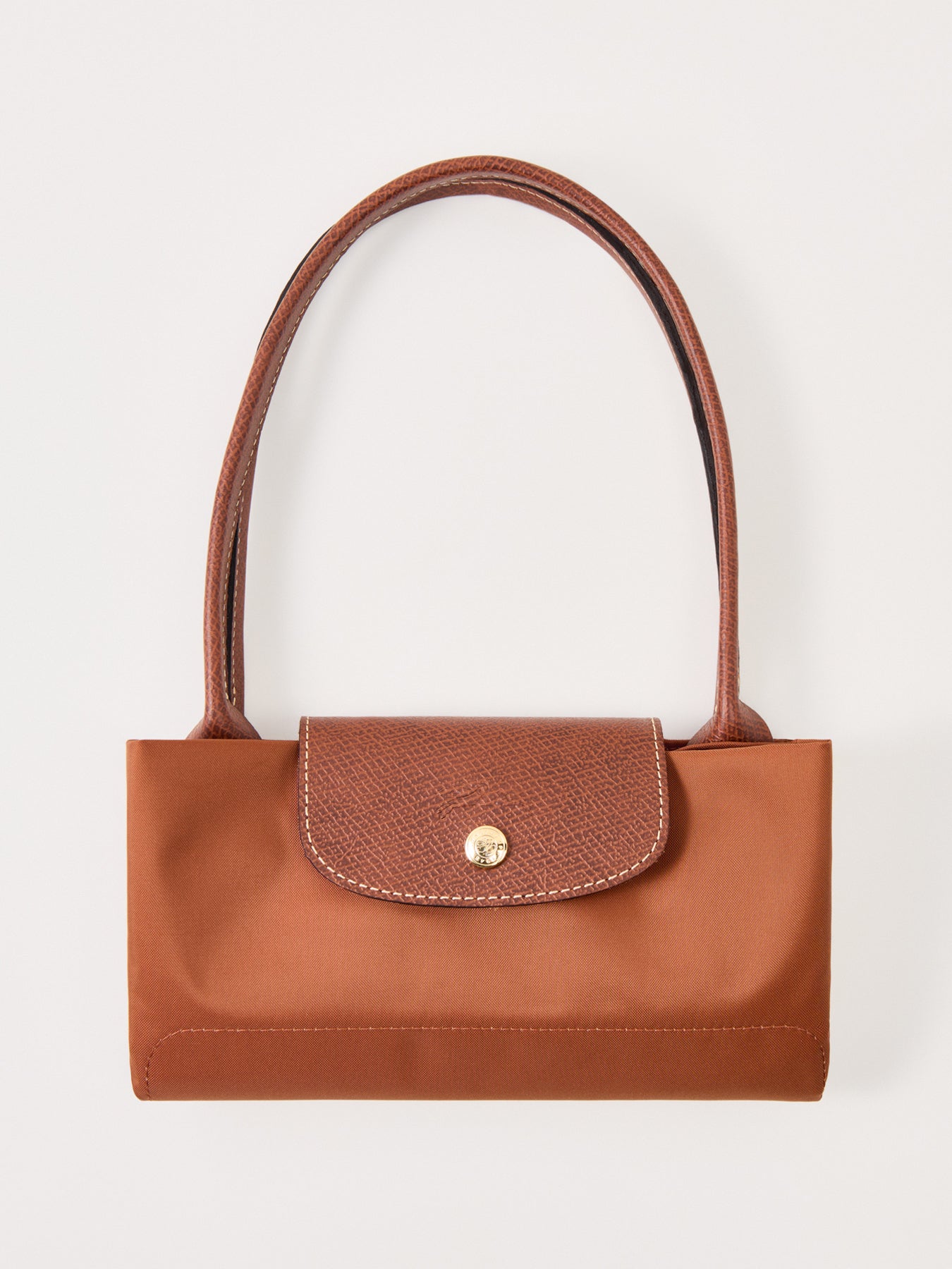 Le Pliage Medium Nylon Tote Bag Cognac